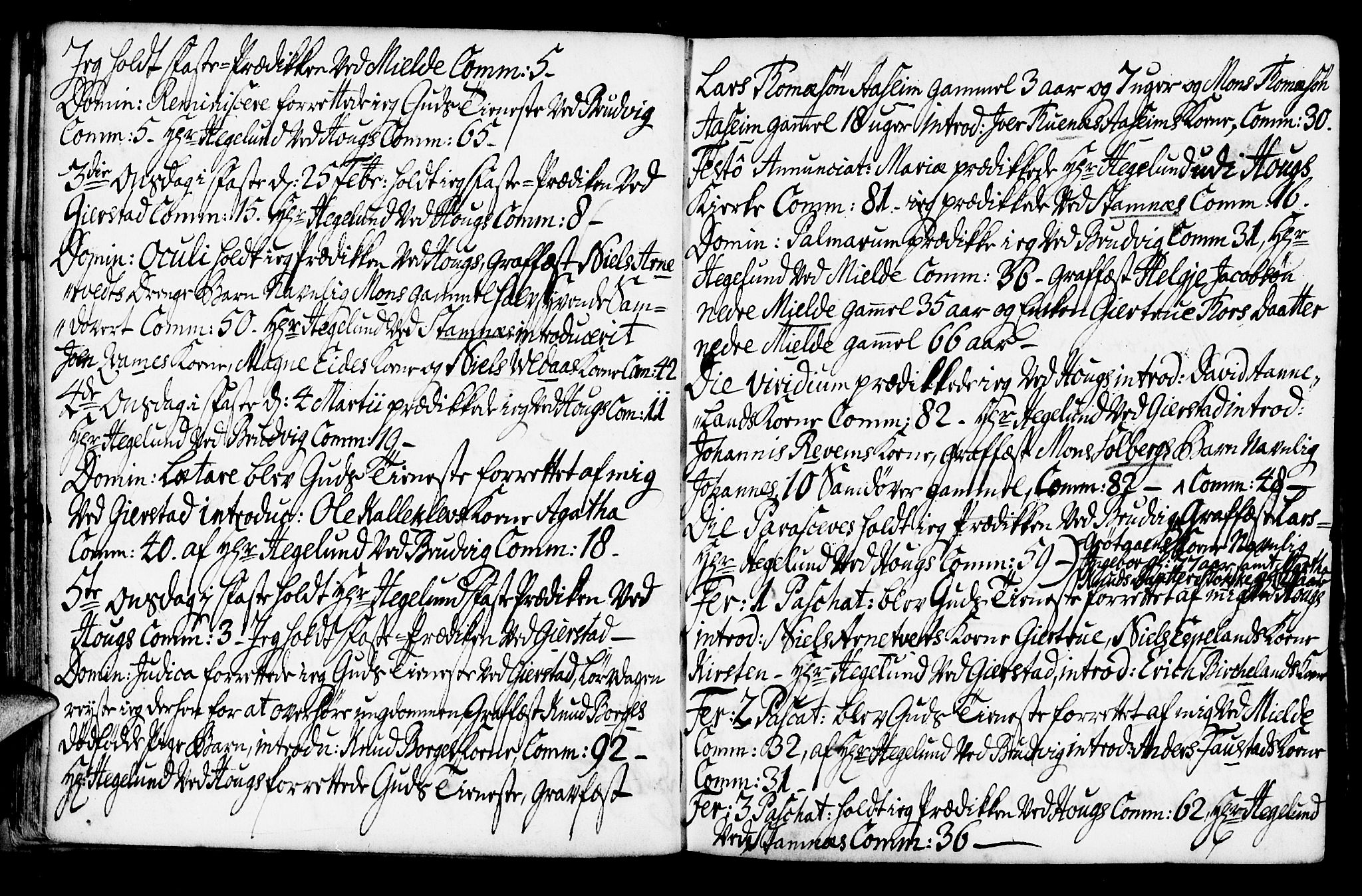 Haus sokneprestembete, AV/SAB-A-75601/H/Haa: Parish register (official) no. A 7, 1748-1766, p. 23