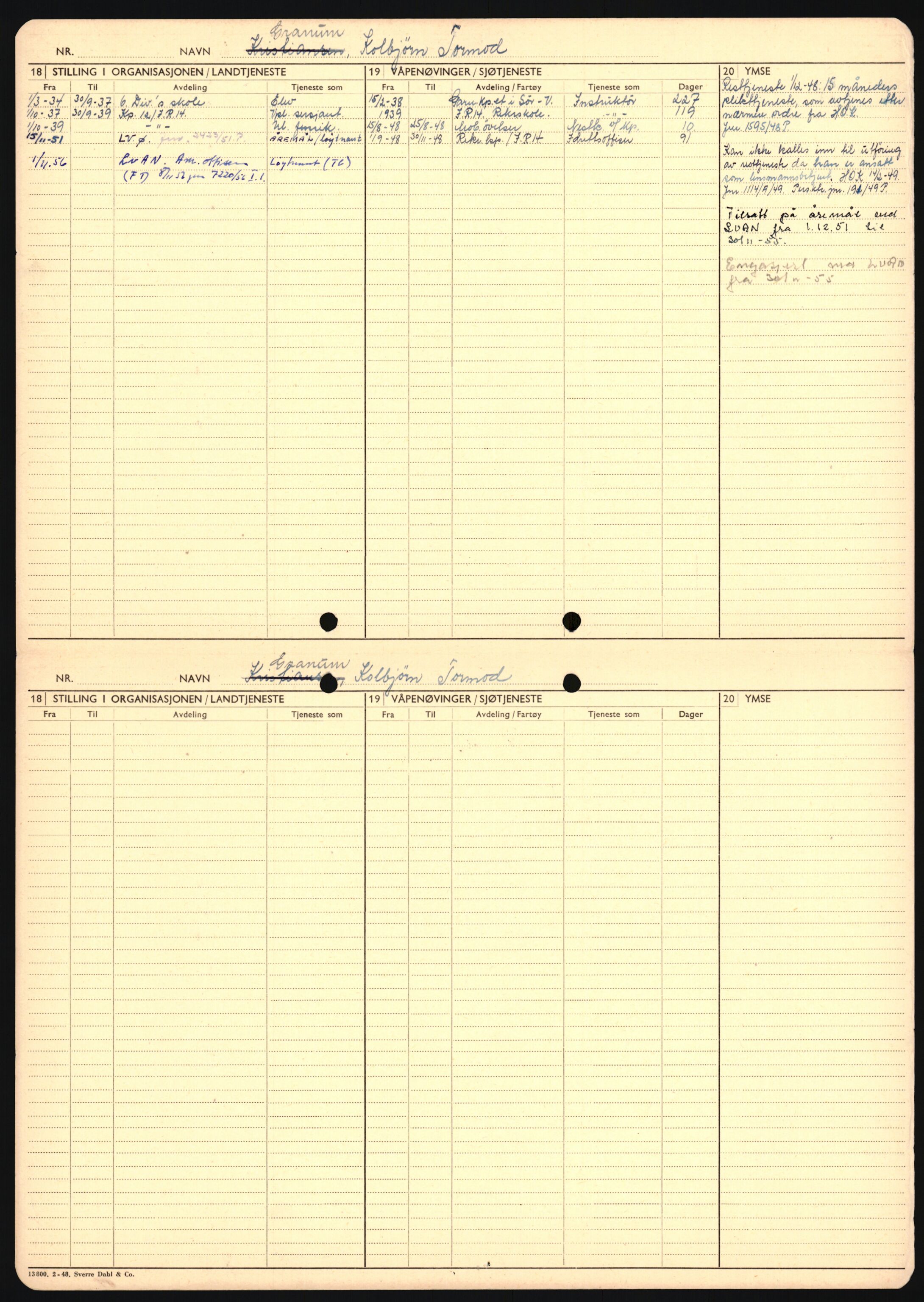 Forsvaret, Sør-Hålogaland landforsvar, AV/RA-RAFA-2552/P/Pa/L0302: Personellmapper for slettet personell, yrkesbefal og vernepliktig befal, født 1913-1916, 1932-1976, p. 315