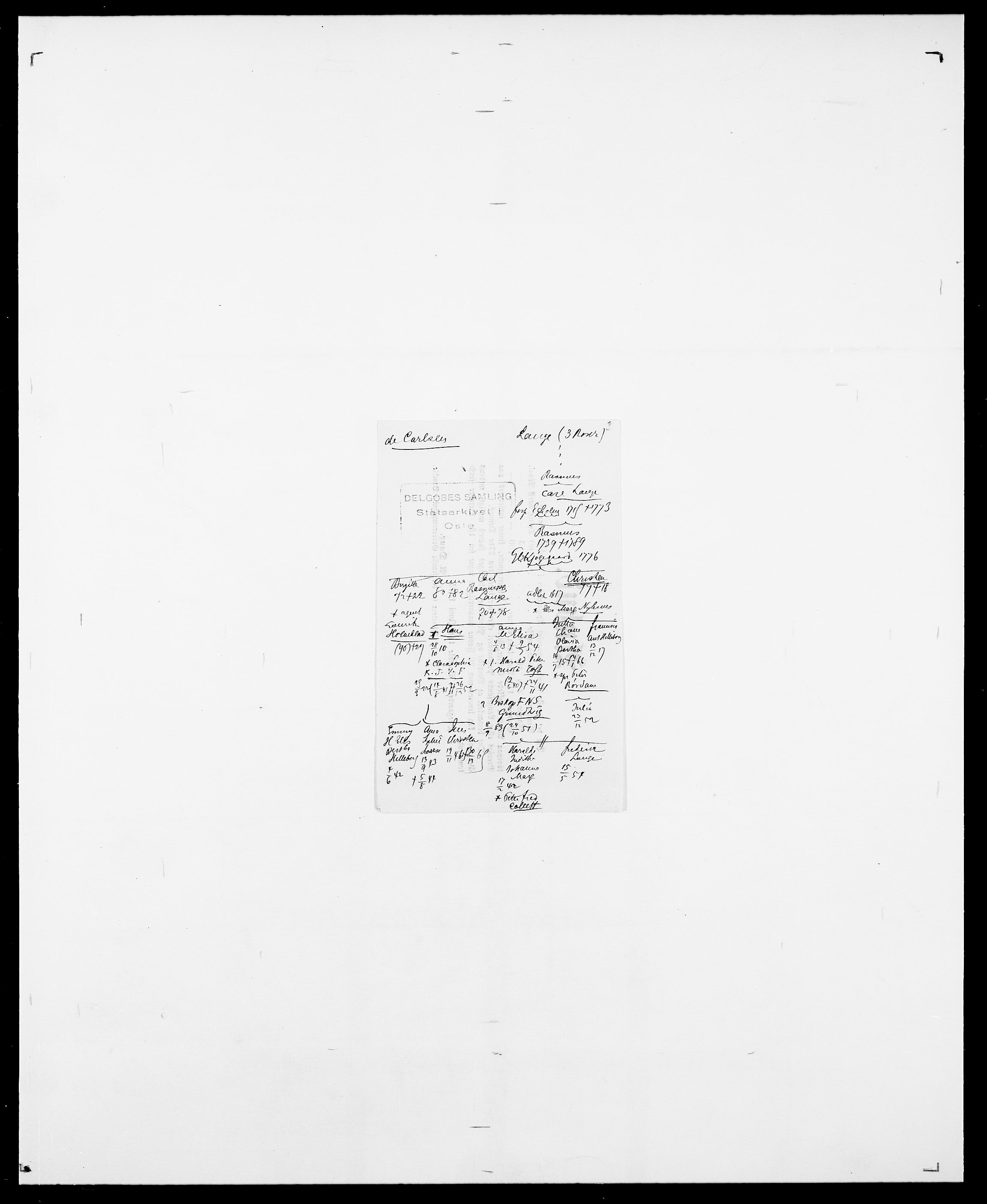 Delgobe, Charles Antoine - samling, AV/SAO-PAO-0038/D/Da/L0008: Capjon - Dagenbolt, p. 52