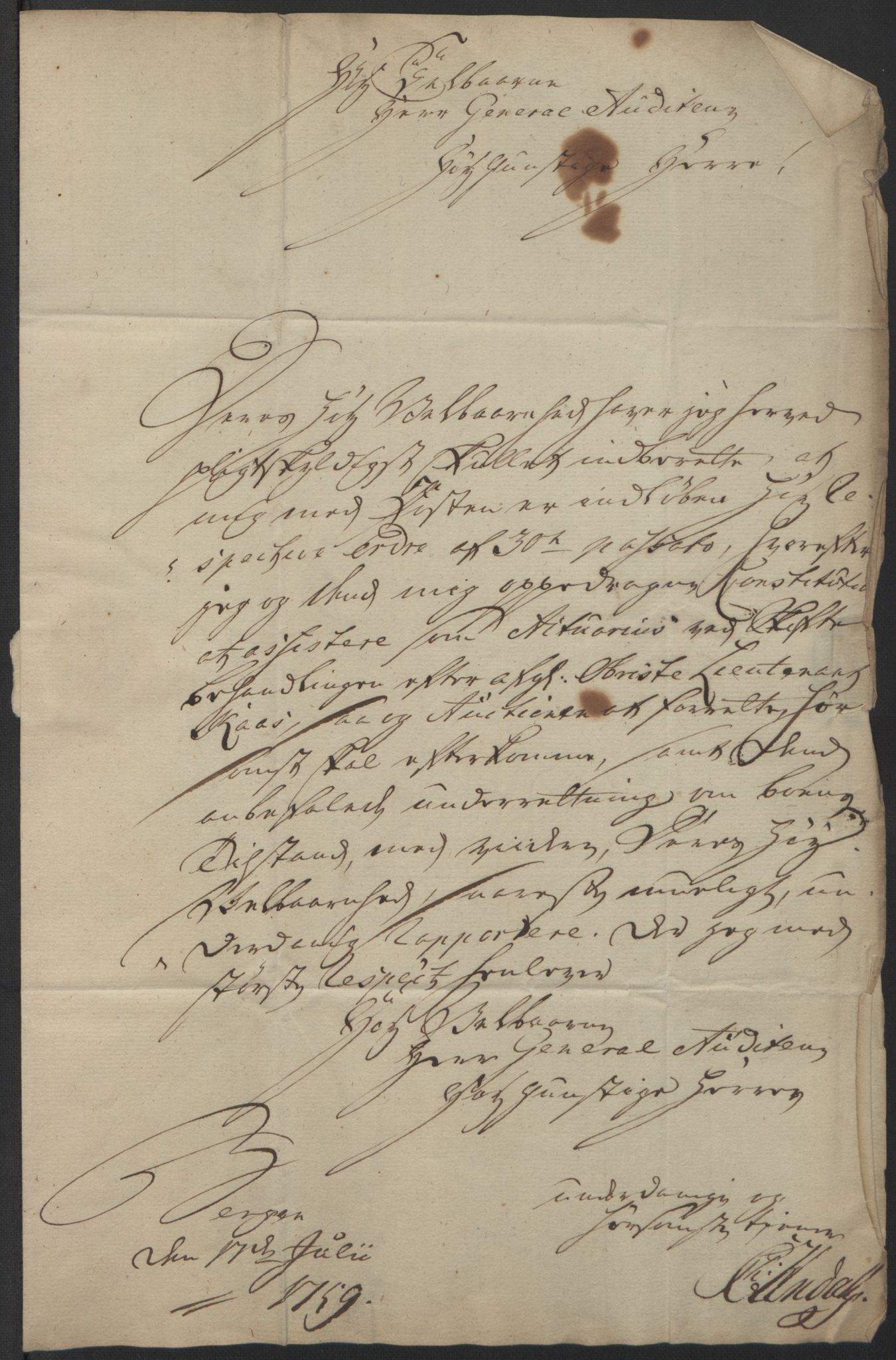Forsvaret, Generalauditøren, AV/RA-RAFA-1772/F/Fj/Fja/L0017: --, 1759-1825, p. 129