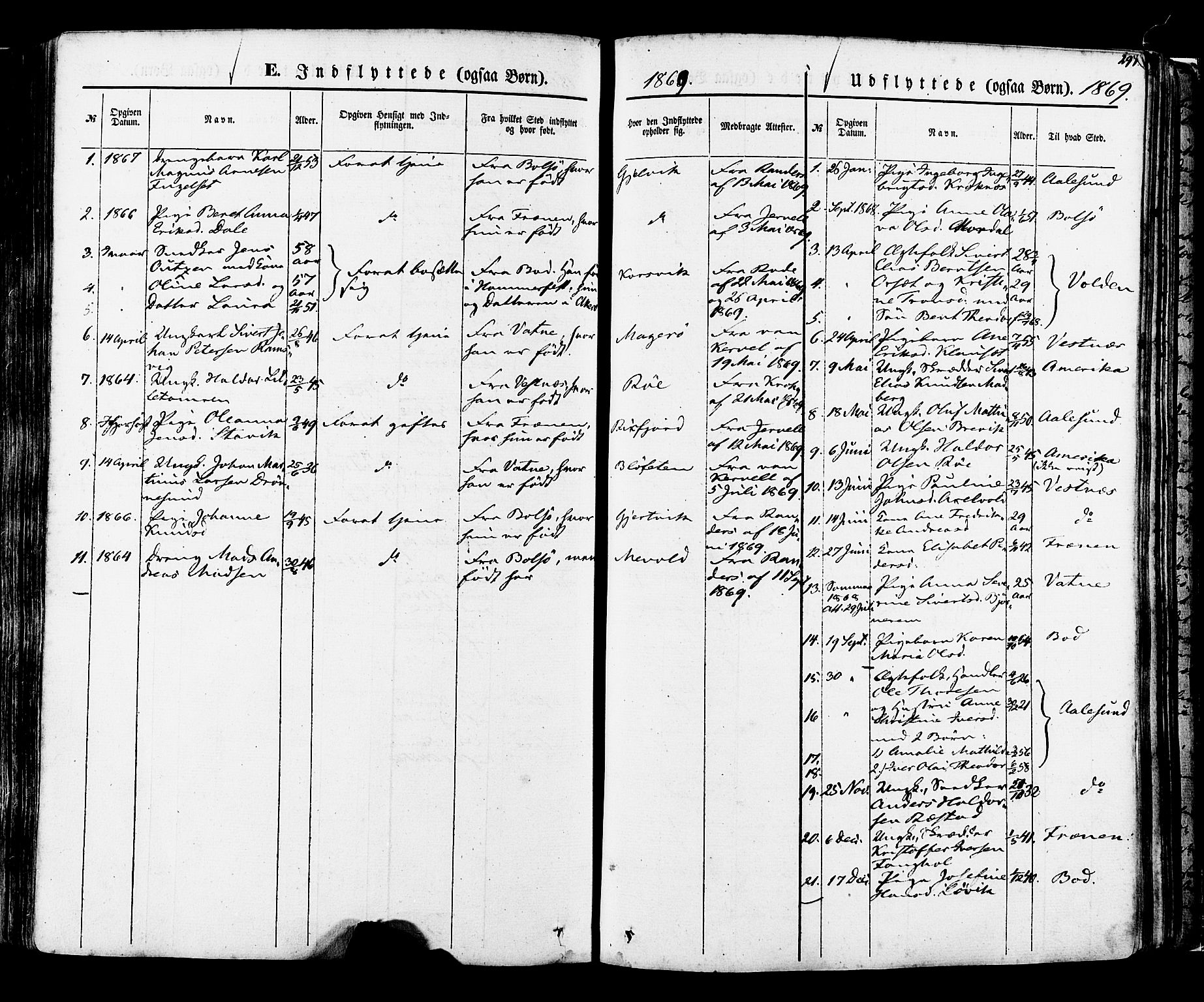 Ministerialprotokoller, klokkerbøker og fødselsregistre - Møre og Romsdal, SAT/A-1454/560/L0719: Parish register (official) no. 560A03, 1845-1872, p. 297