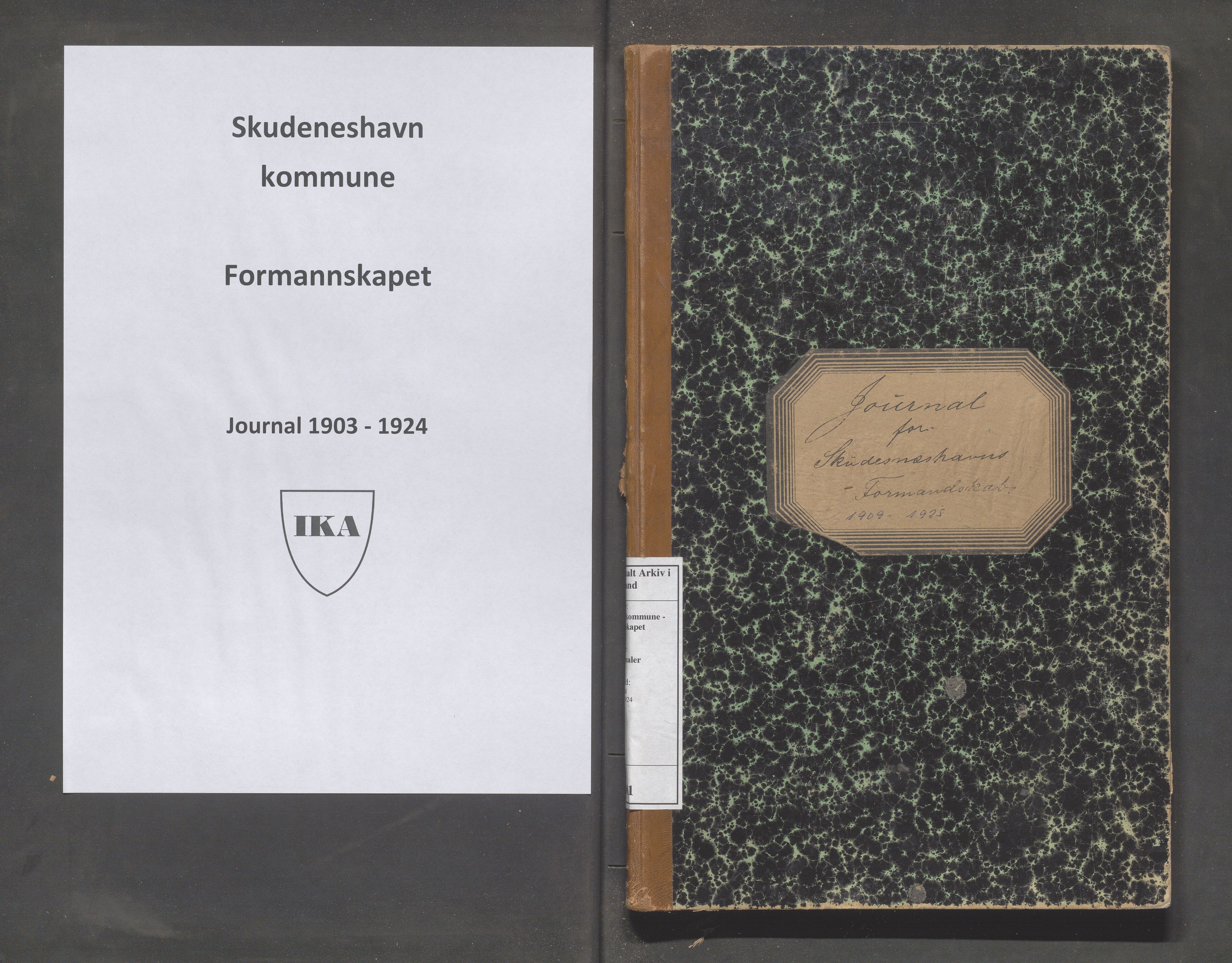 Skudeneshavn kommune - Formannskapet, IKAR/A-361/C/L0001: Journal, 1903-1924