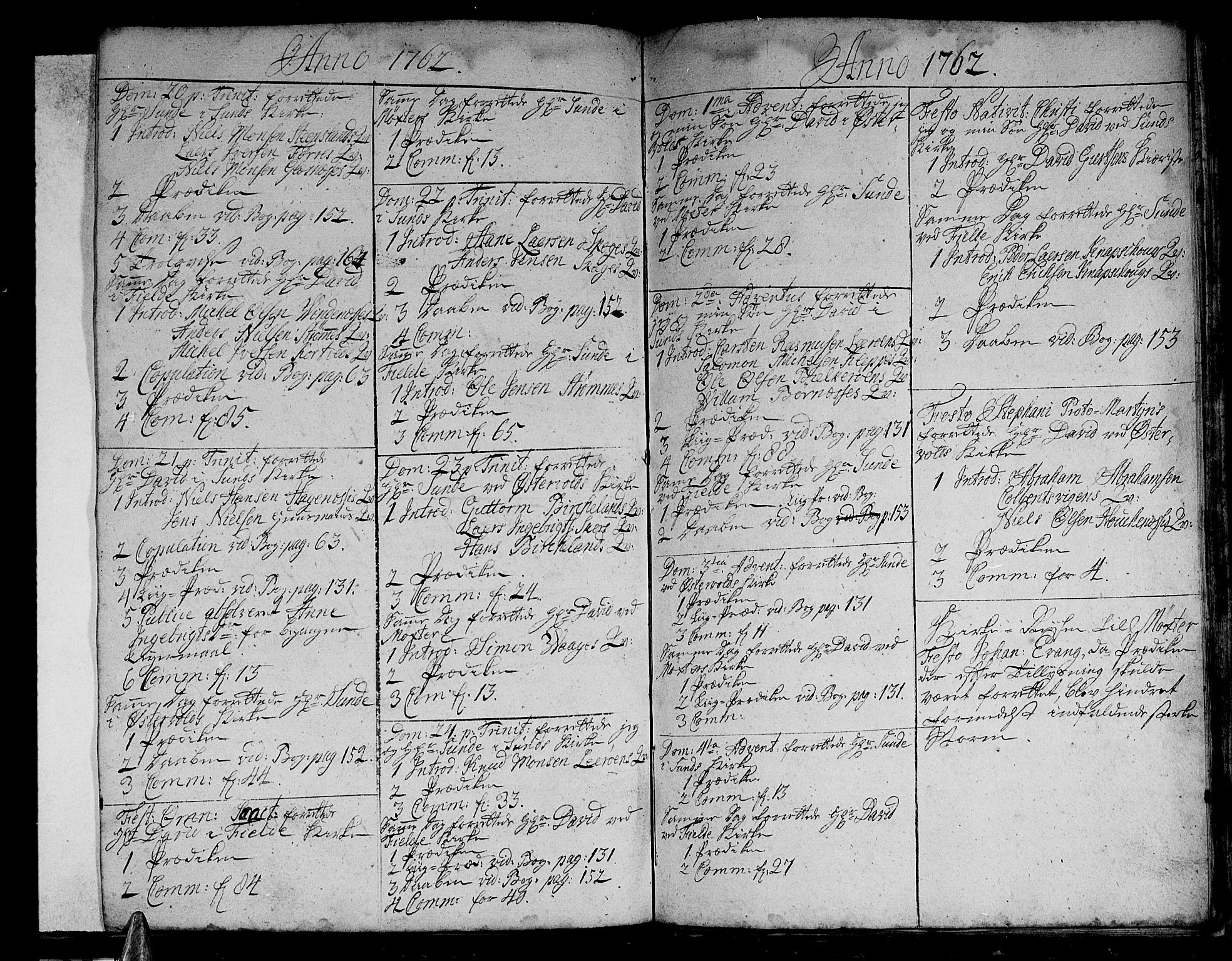 Sund sokneprestembete, AV/SAB-A-99930: Parish register (official) no. A 3, 1740-1769