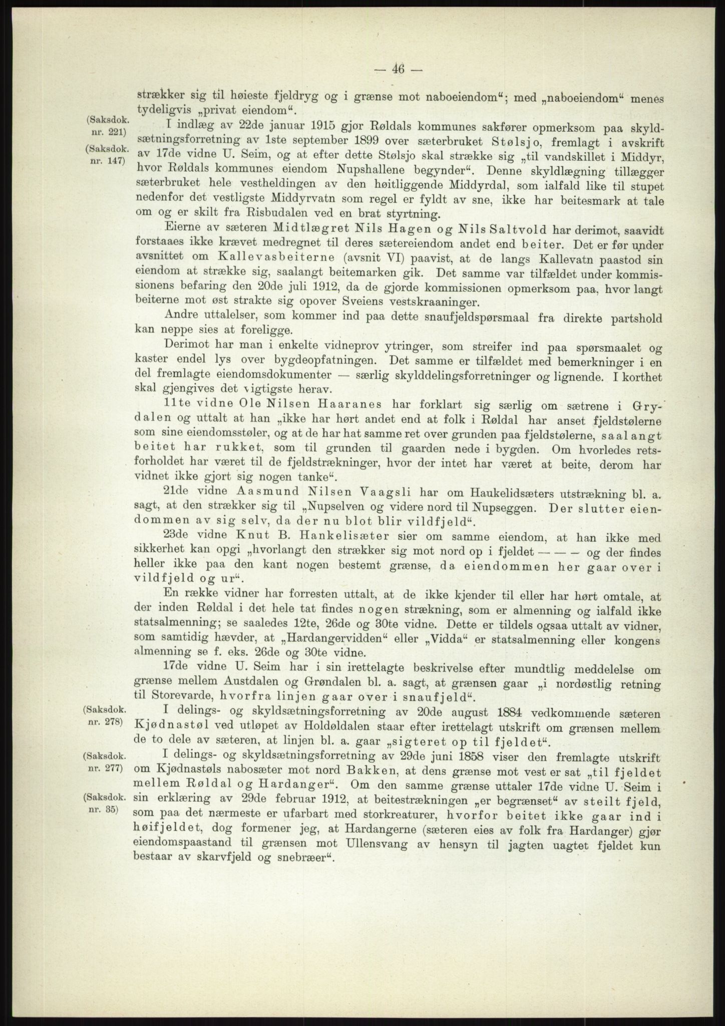 Høyfjellskommisjonen, AV/RA-S-1546/X/Xa/L0001: Nr. 1-33, 1909-1953, p. 587