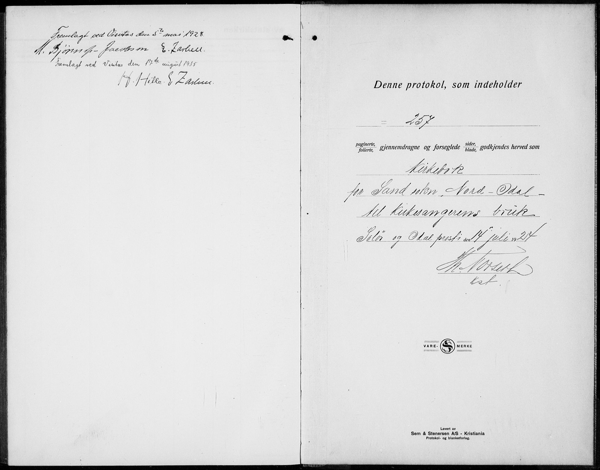 Nord-Odal prestekontor, SAH/PREST-032/H/Ha/Hab/L0005: Parish register (copy) no. 5, 1924-1938