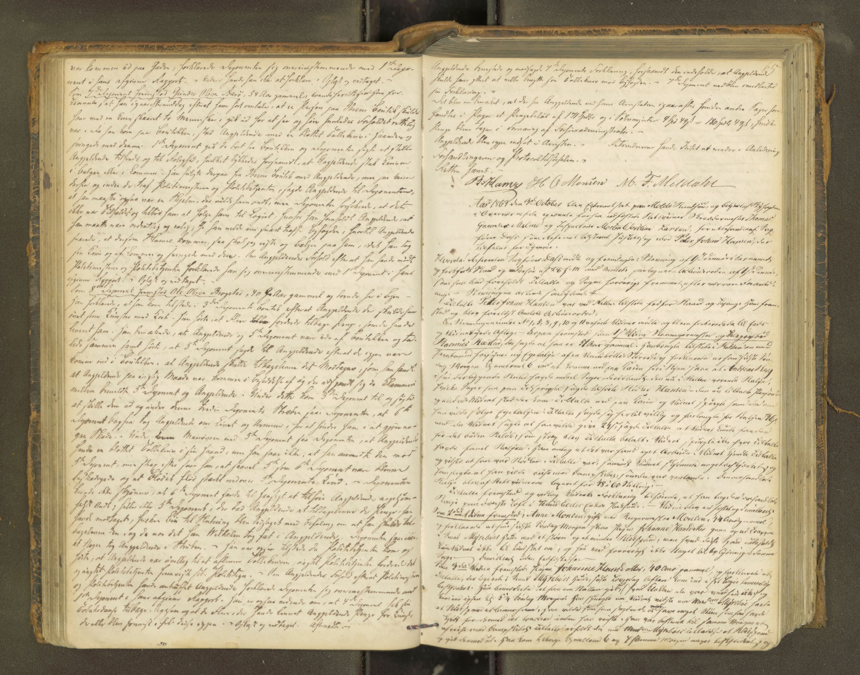 Molde byfogd, AV/SAT-A-0025/1/1A/L0010: Justisprotokoll, 1863-1869, p. 64b-65a