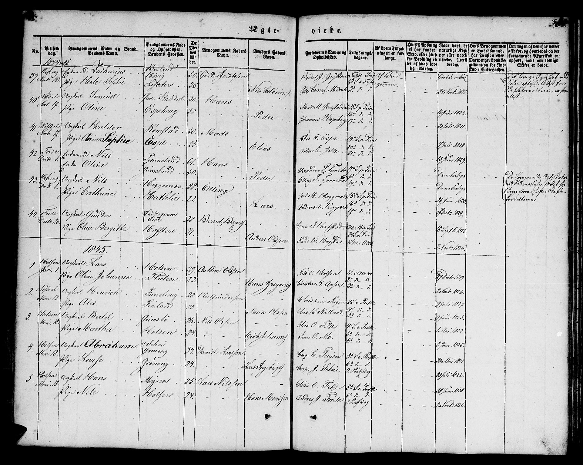 Førde sokneprestembete, SAB/A-79901/H/Haa/Haaa/L0007: Parish register (official) no. A 7, 1843-1860, p. 380