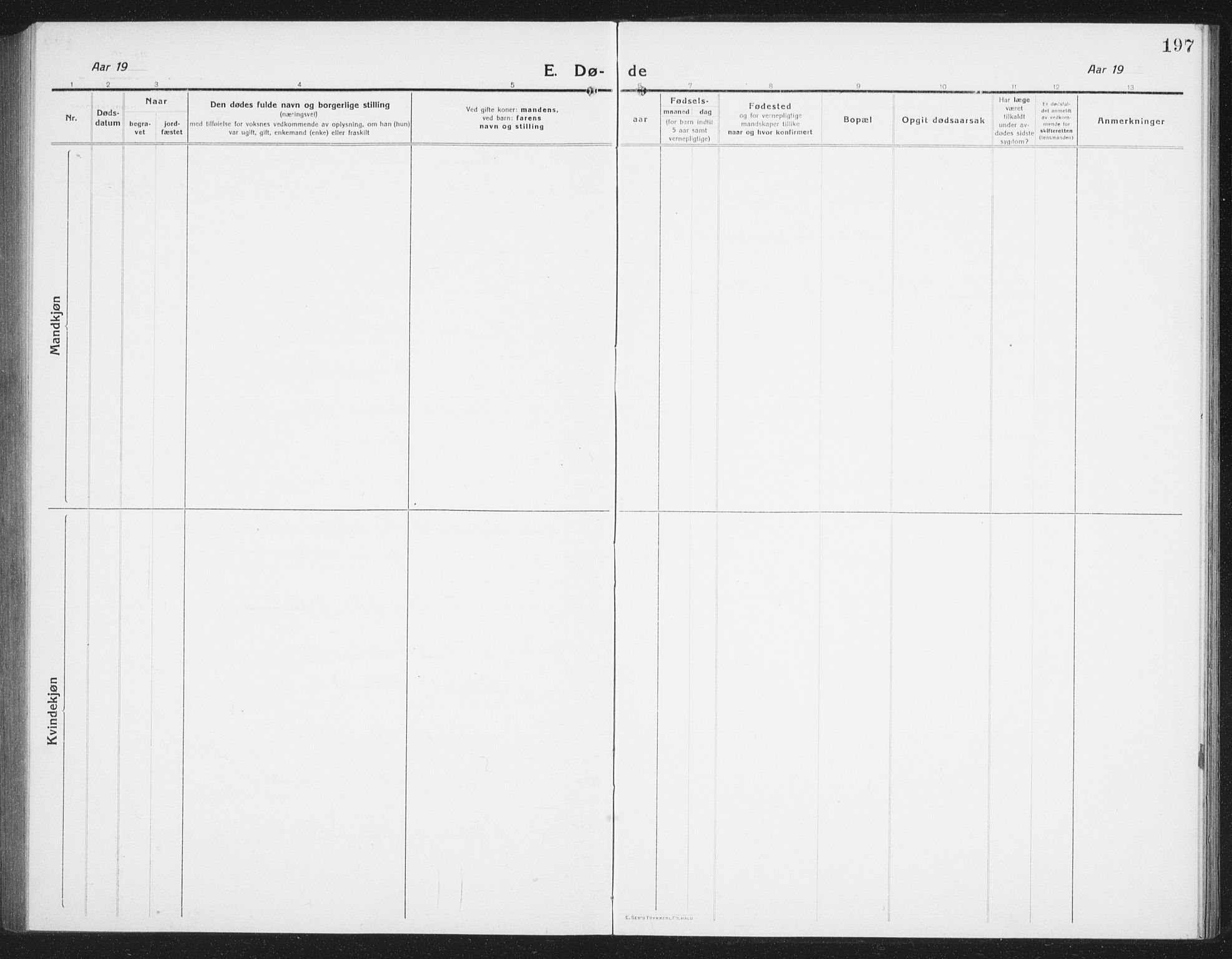 Ministerialprotokoller, klokkerbøker og fødselsregistre - Nordland, SAT/A-1459/855/L0817: Parish register (copy) no. 855C06, 1917-1934, p. 197