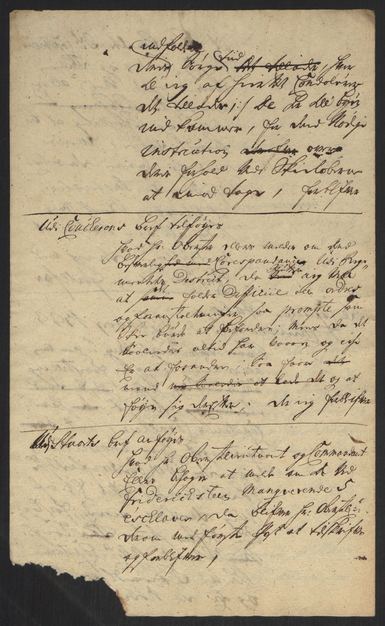 Kommanderende general (KG I) med Det norske krigsdirektorium, AV/RA-EA-5419/B/L0013: Kommanderende generals konsepter, 1730-1733, p. 530
