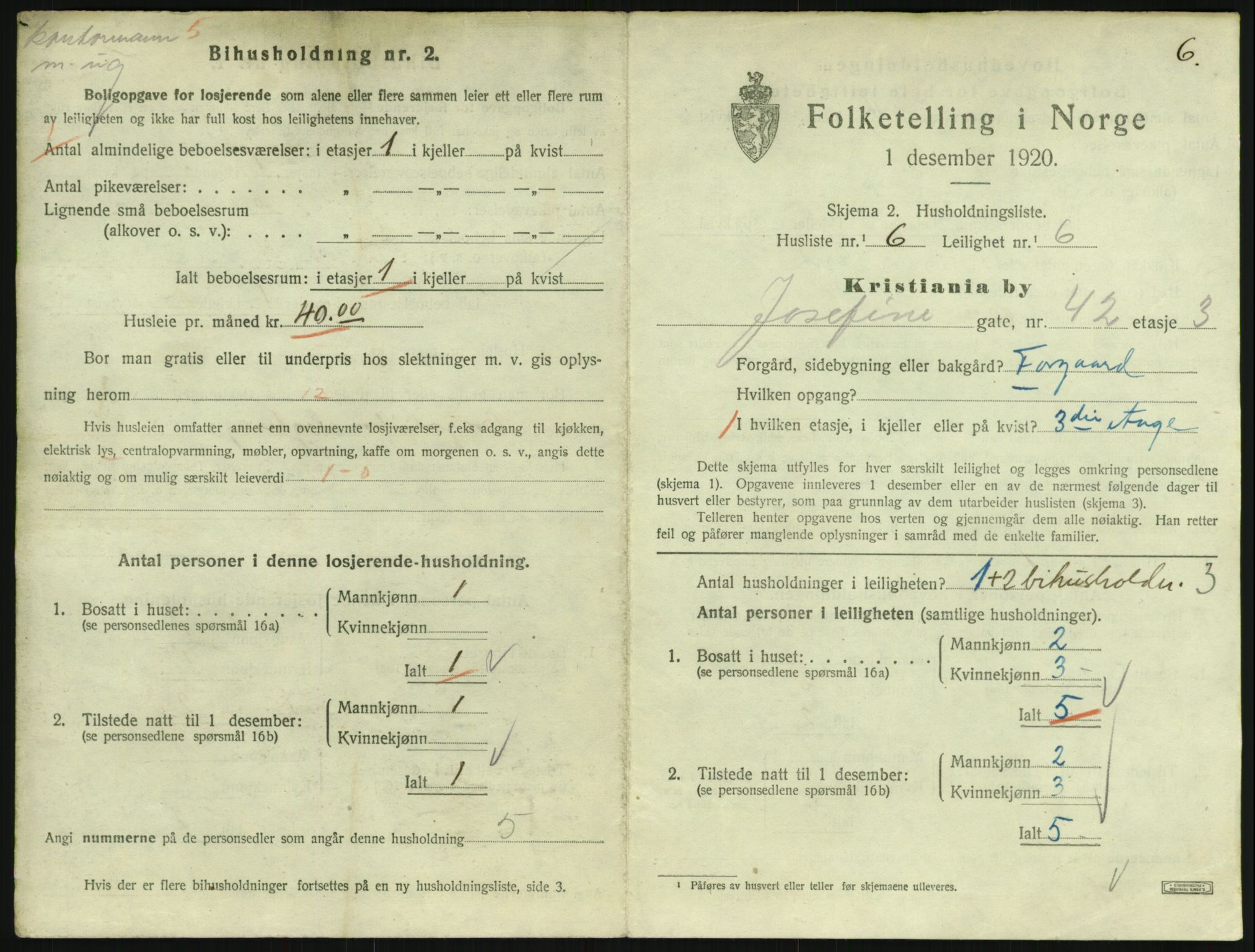 SAO, 1920 census for Kristiania, 1920, p. 48820