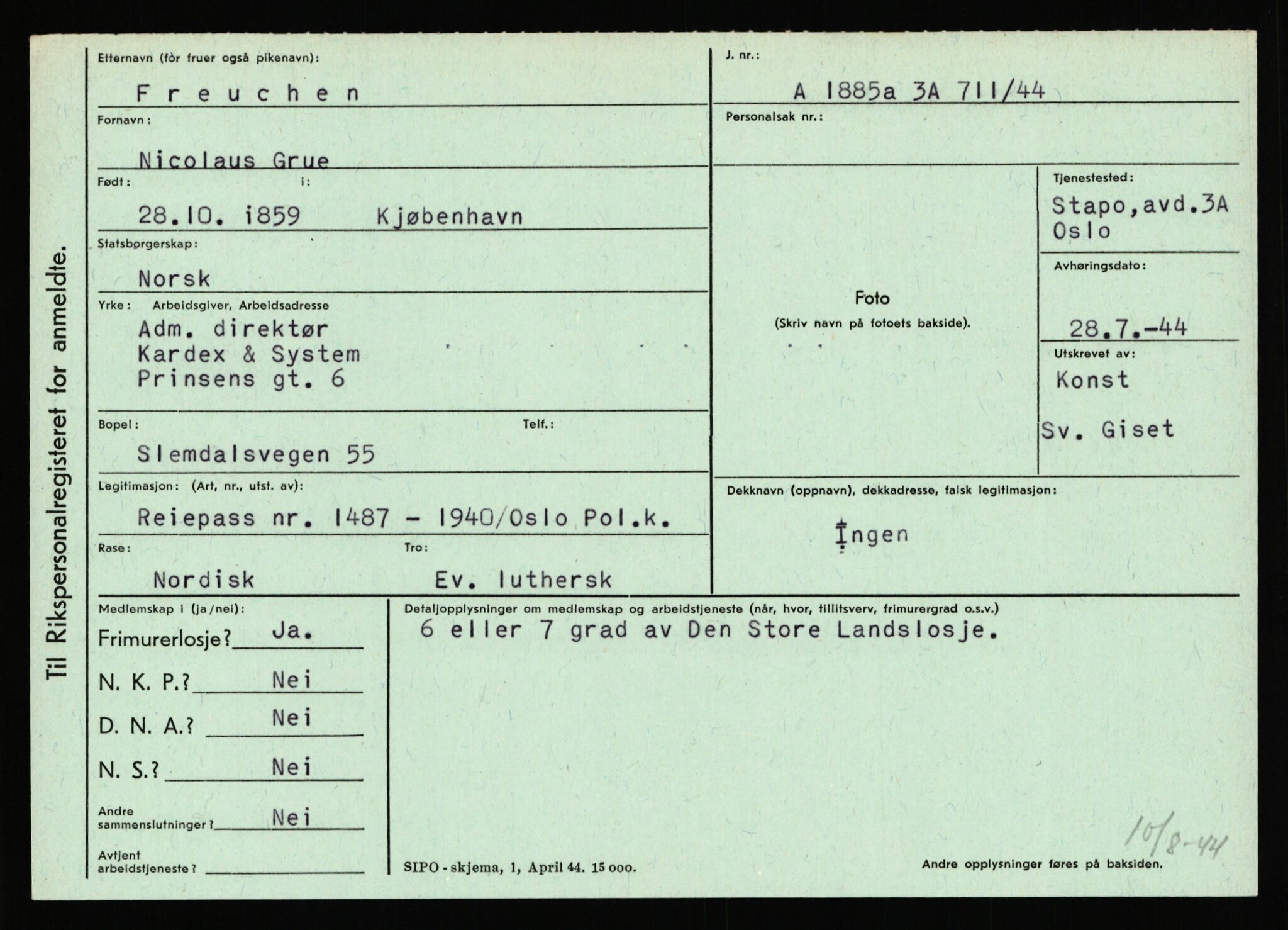 Statspolitiet - Hovedkontoret / Osloavdelingen, AV/RA-S-1329/C/Ca/L0004: Eid - funn av gjenstander	, 1943-1945, p. 4654