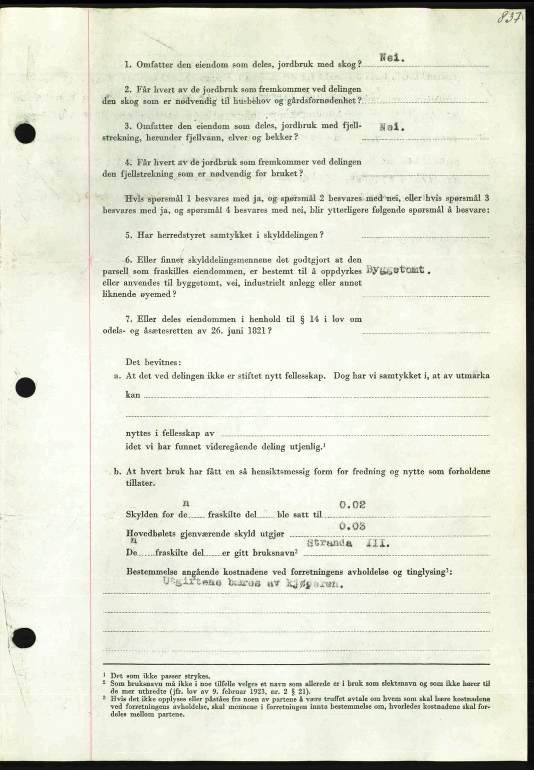 Nordmøre sorenskriveri, AV/SAT-A-4132/1/2/2Ca: Mortgage book no. A116, 1950-1950, Diary no: : 3660/1950