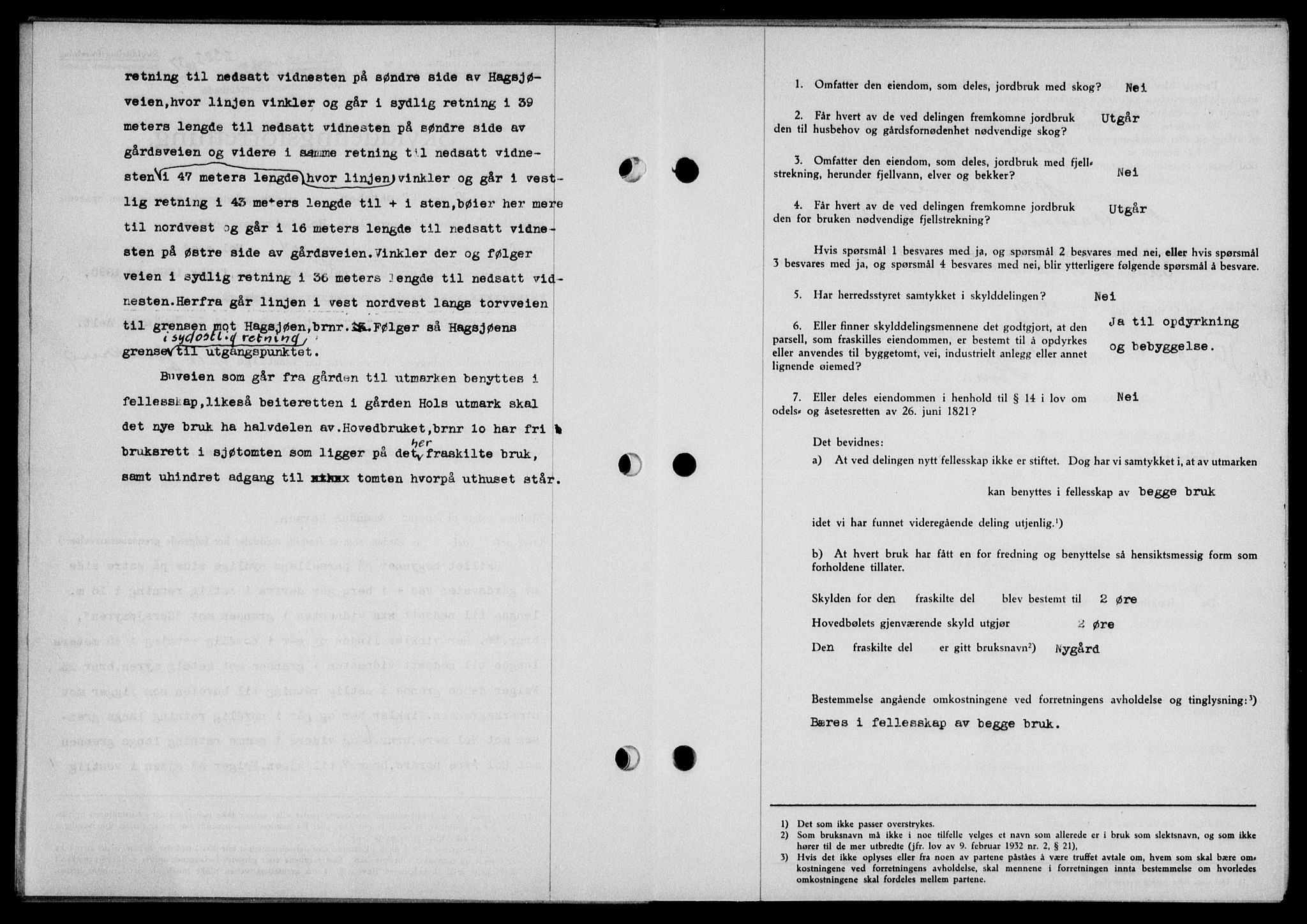 Lofoten sorenskriveri, SAT/A-0017/1/2/2C/L0003a: Mortgage book no. 3a, 1937-1938, Diary no: : 2323/1937