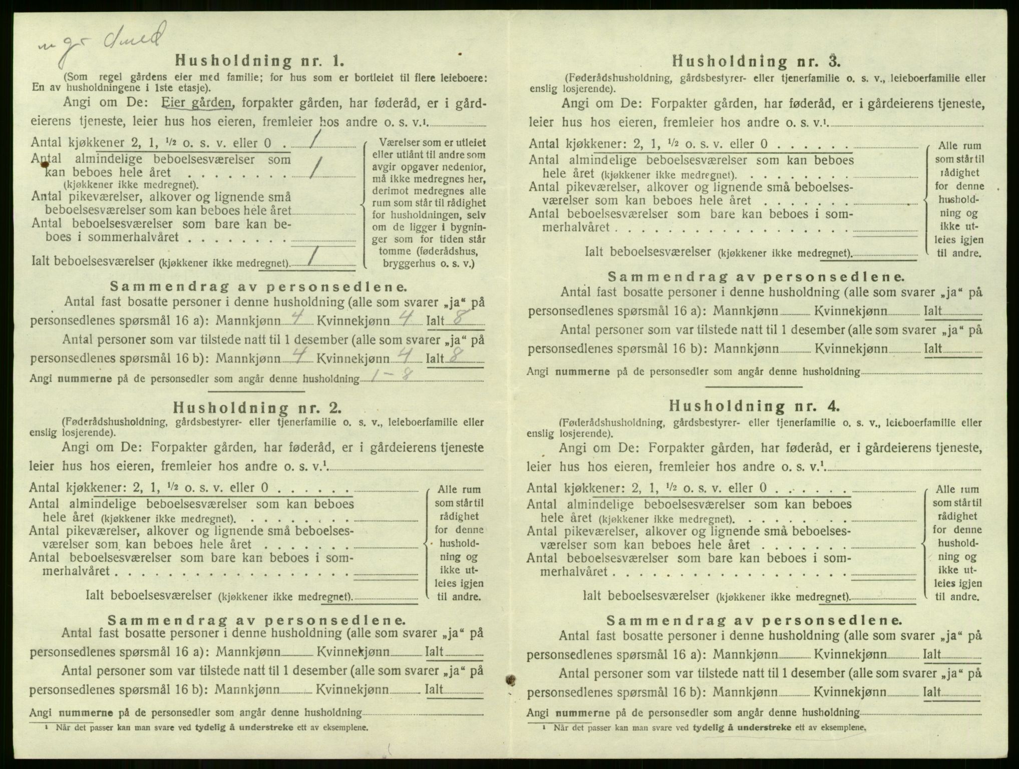SAKO, 1920 census for Lier, 1920, p. 2895