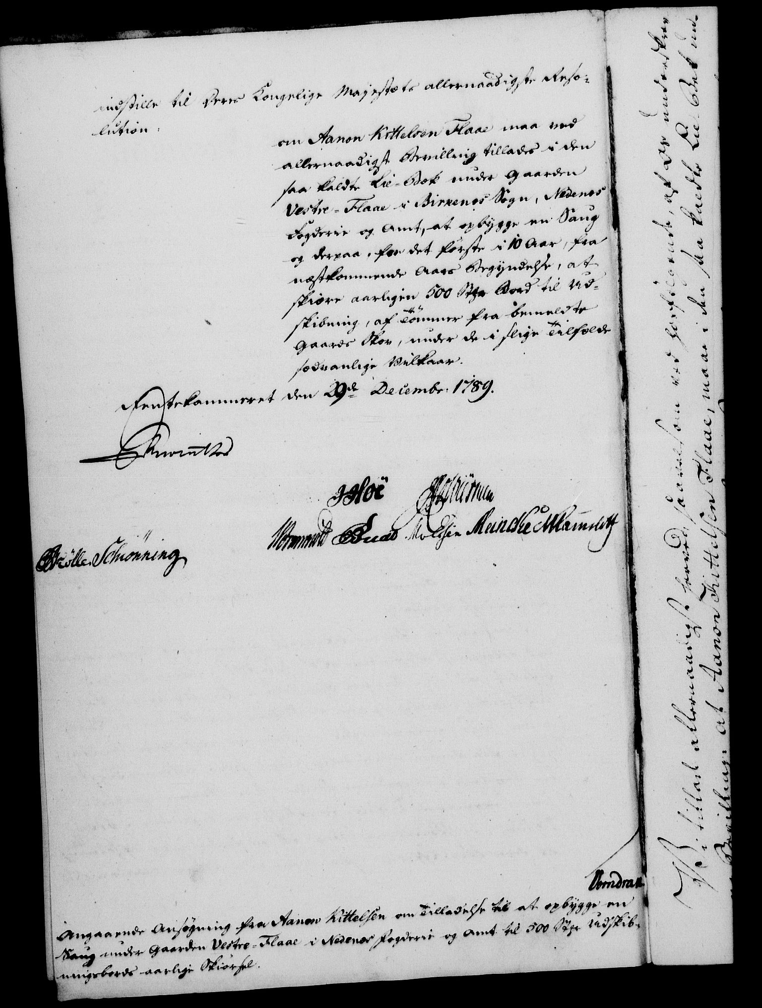 Rentekammeret, Kammerkanselliet, RA/EA-3111/G/Gf/Gfa/L0072: Norsk relasjons- og resolusjonsprotokoll (merket RK 52.72), 1790, p. 28