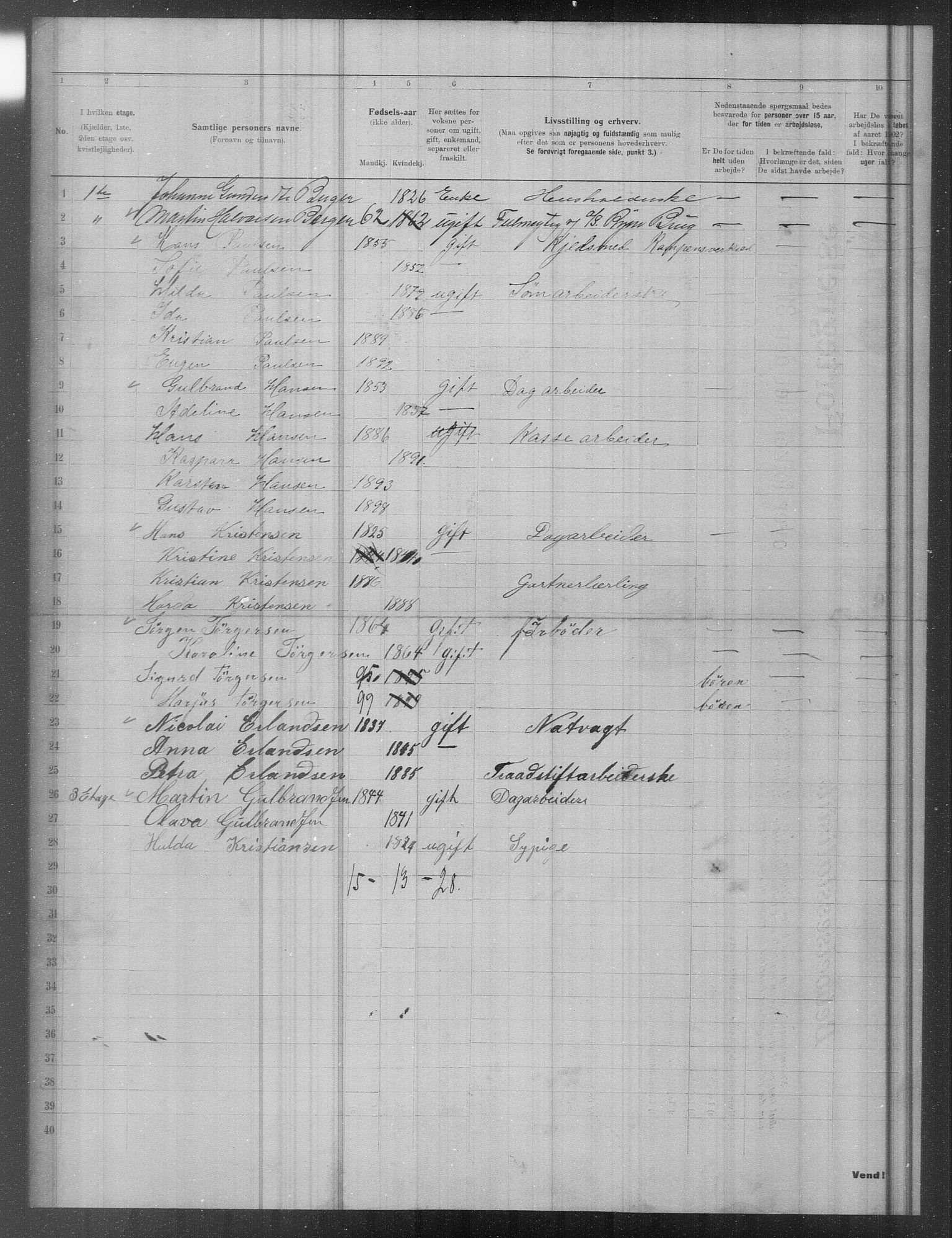 OBA, Municipal Census 1902 for Kristiania, 1902, p. 19824