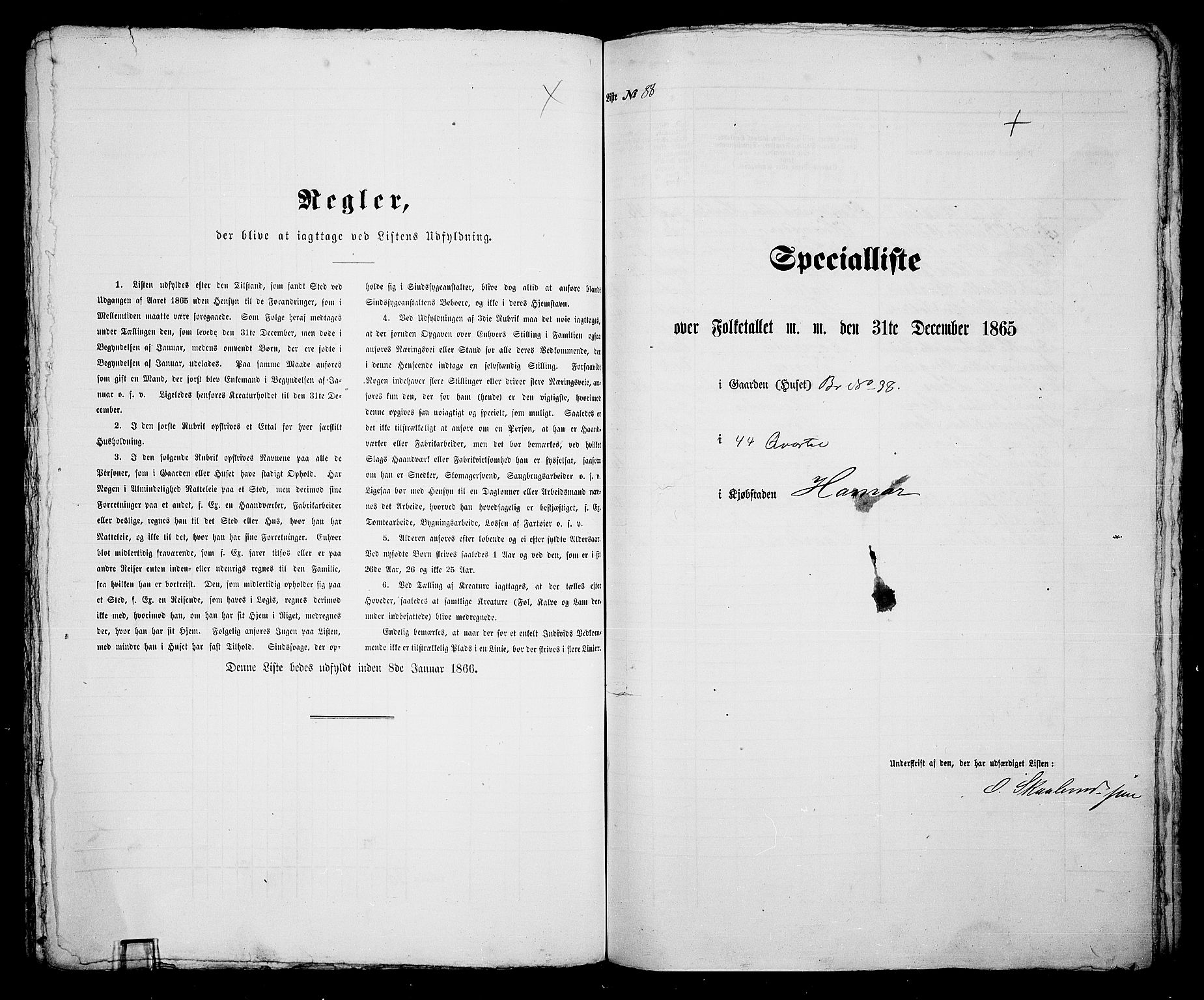 RA, 1865 census for Vang/Hamar, 1865, p. 185