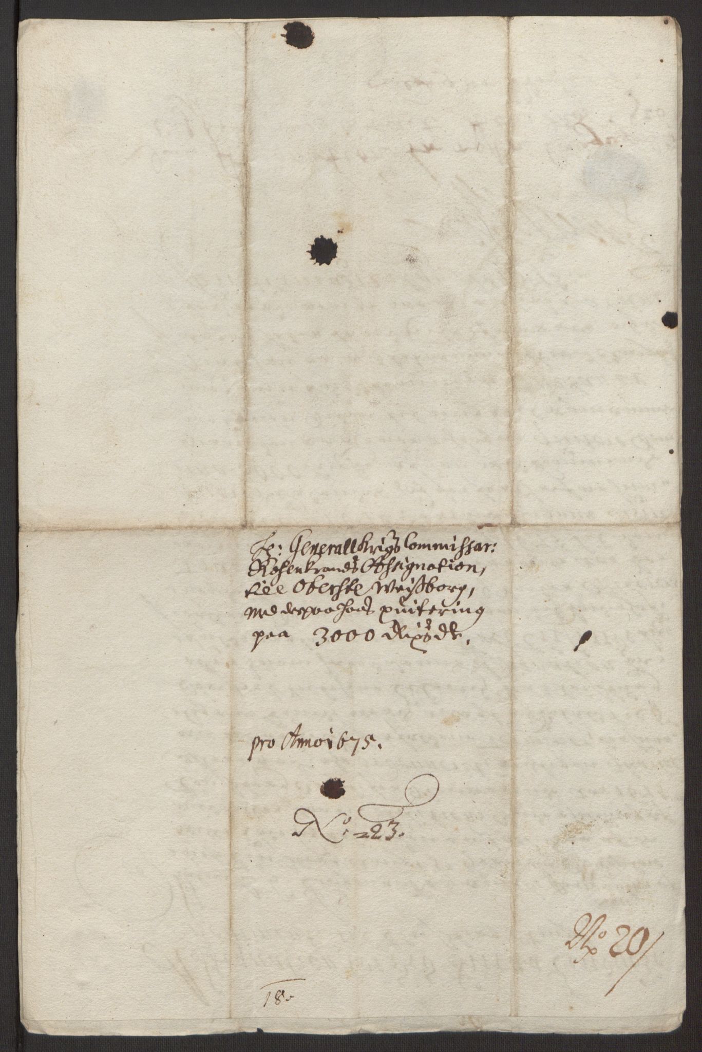 Rentekammeret inntil 1814, Reviderte regnskaper, Fogderegnskap, AV/RA-EA-4092/R32/L1844: Fogderegnskap Jarlsberg grevskap, 1674-1675, p. 46