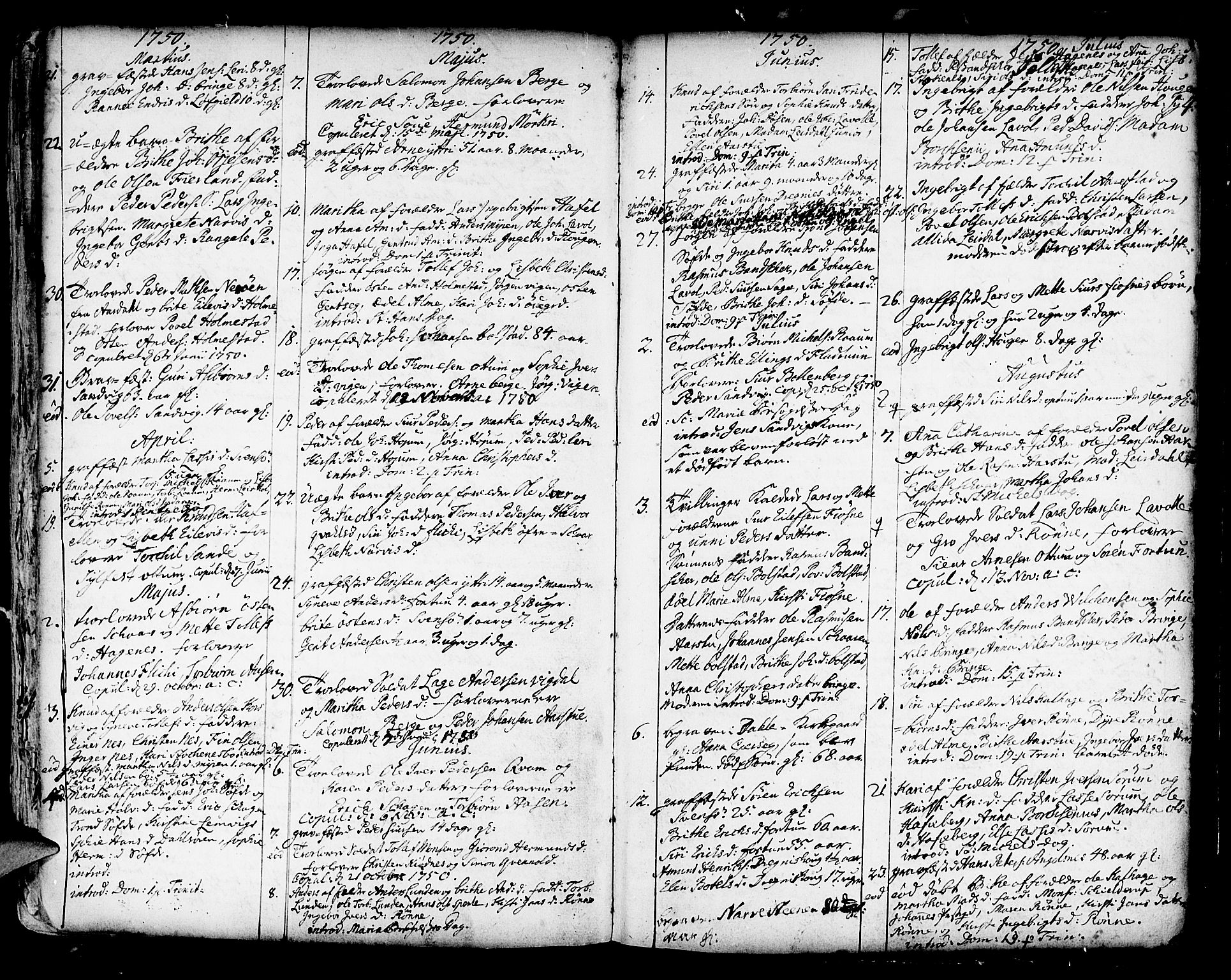 Luster sokneprestembete, AV/SAB-A-81101/H/Haa/Haaa/L0001: Parish register (official) no. A 1, 1731-1803, p. 299