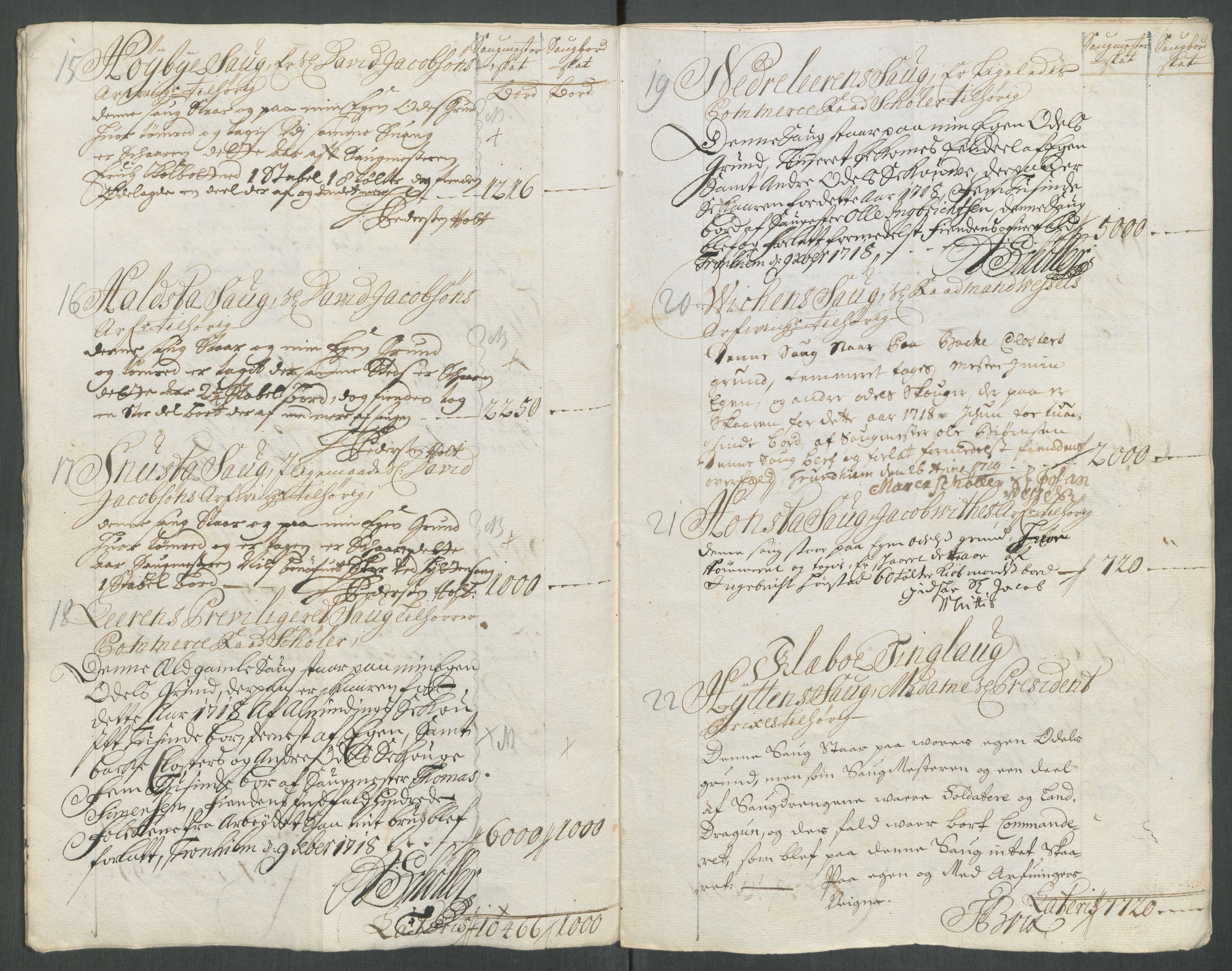 Rentekammeret inntil 1814, Reviderte regnskaper, Fogderegnskap, AV/RA-EA-4092/R61/L4116: Fogderegnskap Strinda og Selbu, 1717-1718, p. 394