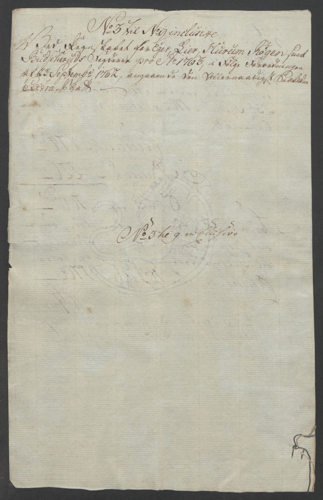 Rentekammeret inntil 1814, Reviderte regnskaper, Fogderegnskap, AV/RA-EA-4092/R31/L1833: Ekstraskatten Hurum, Røyken, Eiker, Lier og Buskerud, 1762-1764, p. 138