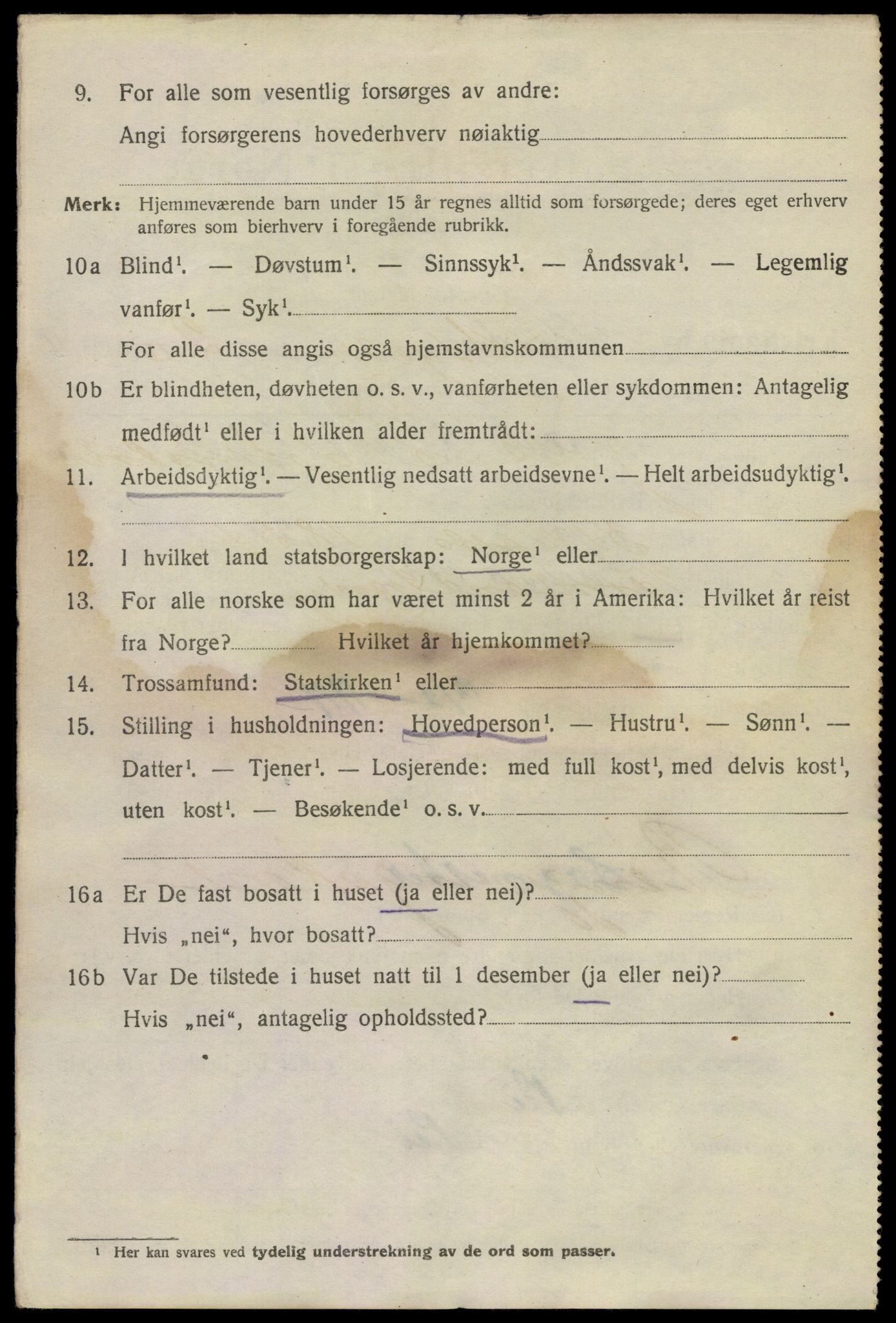 SAO, 1920 census for Kristiania, 1920, p. 560854