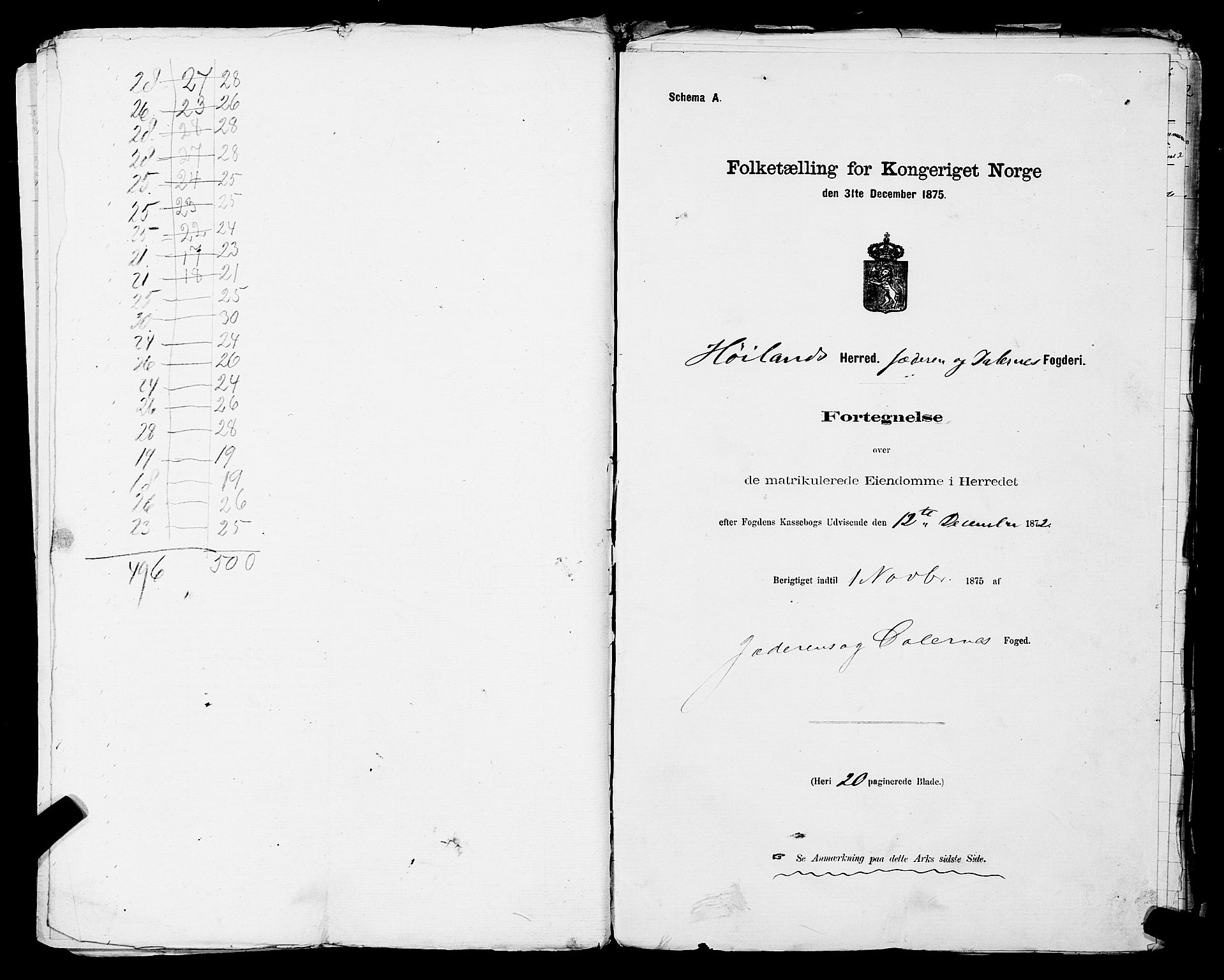 SAST, 1875 census for 1123L Høyland/Høyland, 1875, p. 34