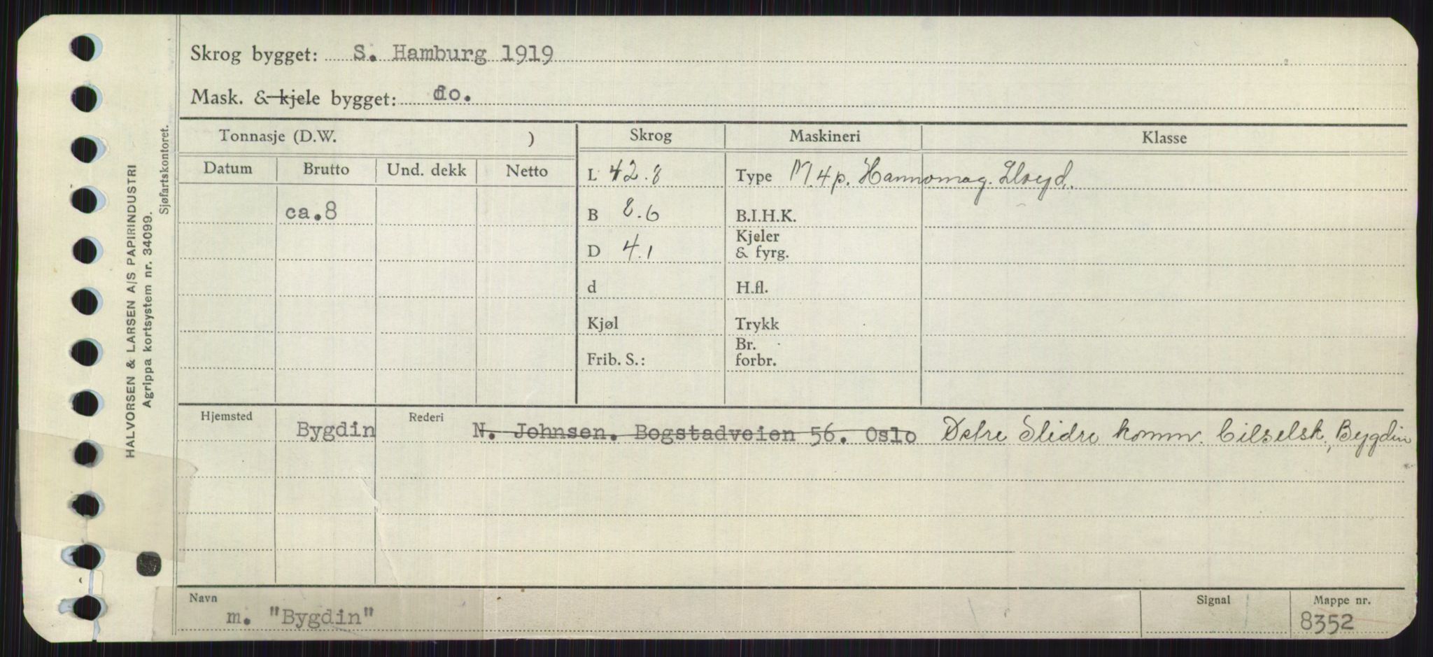 Sjøfartsdirektoratet med forløpere, Skipsmålingen, AV/RA-S-1627/H/Ha/L0001/0002: Fartøy, A-Eig / Fartøy Bjør-Eig, p. 433