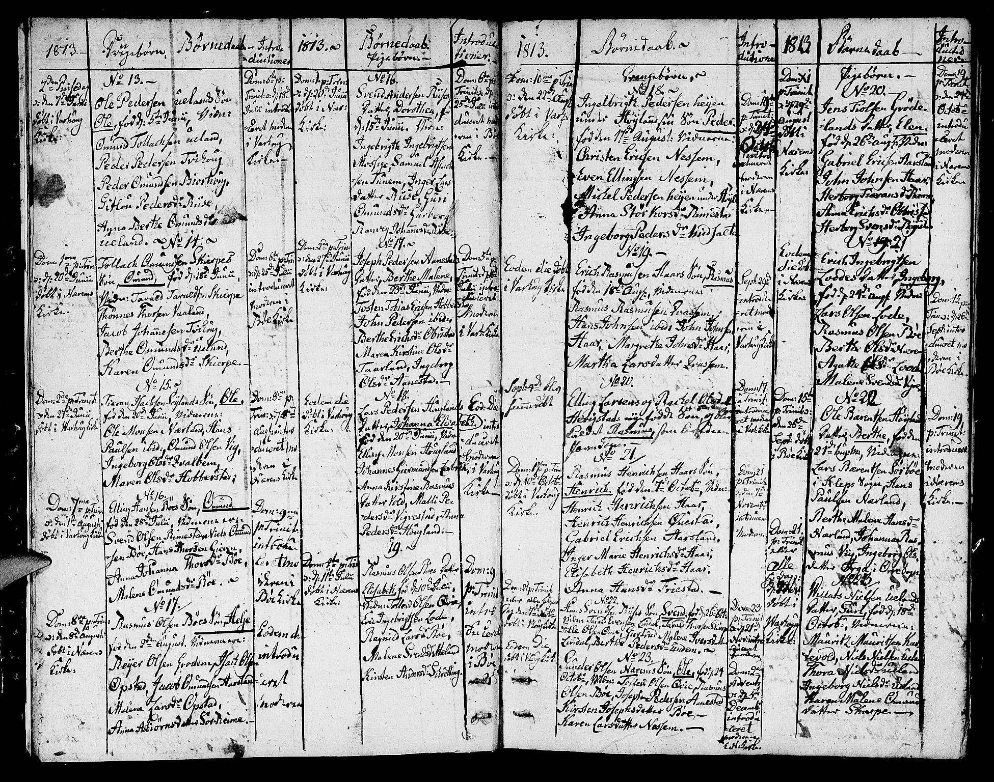Hå sokneprestkontor, AV/SAST-A-101801/001/30BA/L0002: Parish register (official) no. A 2, 1812-1817, p. 6