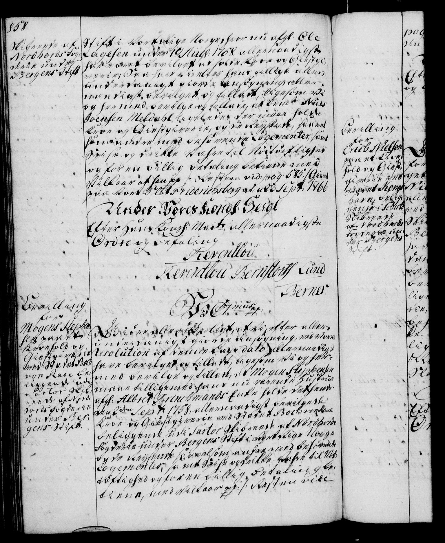 Rentekammeret, Kammerkanselliet, AV/RA-EA-3111/G/Gg/Gga/L0007: Norsk ekspedisjonsprotokoll med register (merket RK 53.7), 1759-1768, p. 858