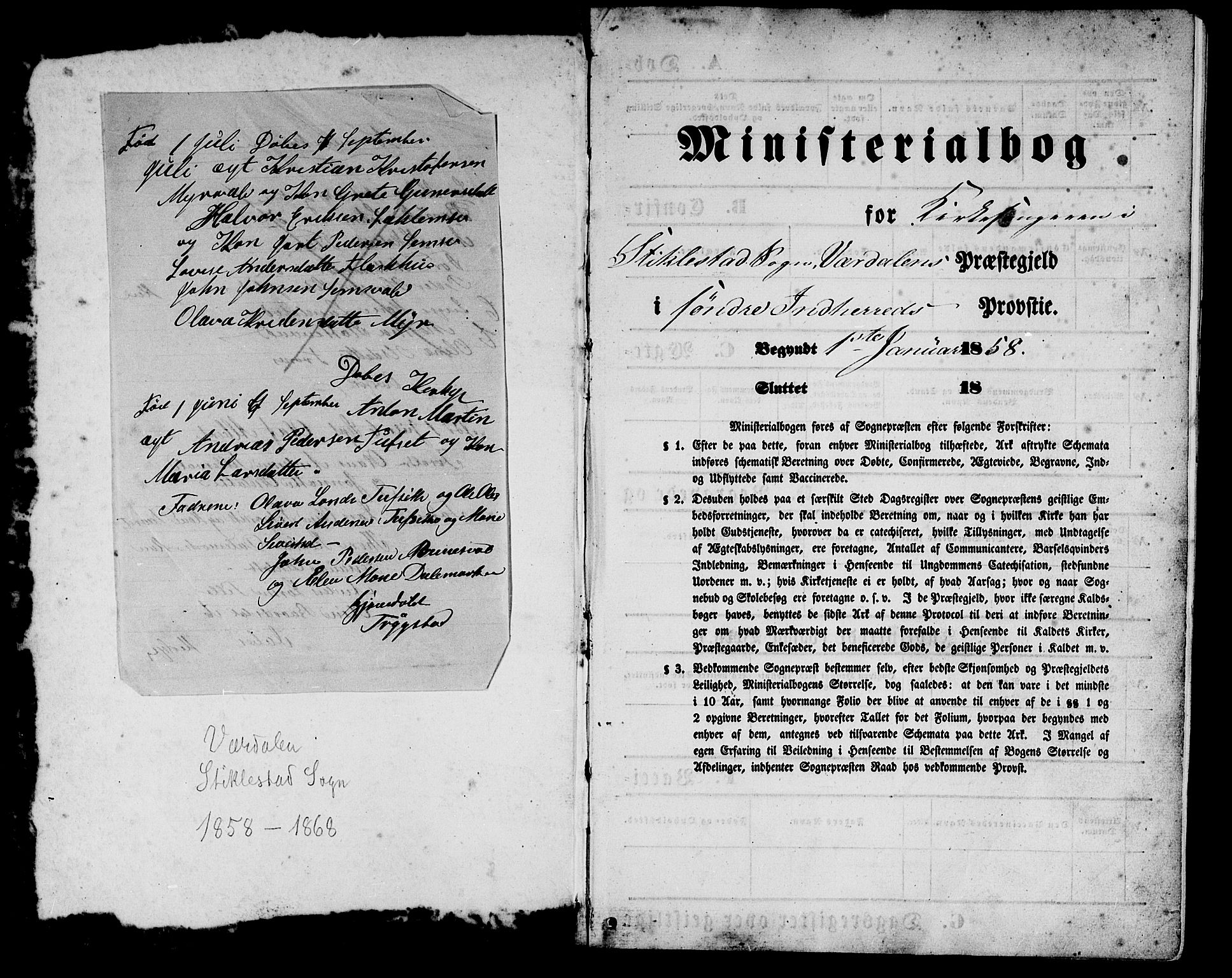 Ministerialprotokoller, klokkerbøker og fødselsregistre - Nord-Trøndelag, SAT/A-1458/723/L0254: Parish register (copy) no. 723C02, 1858-1868