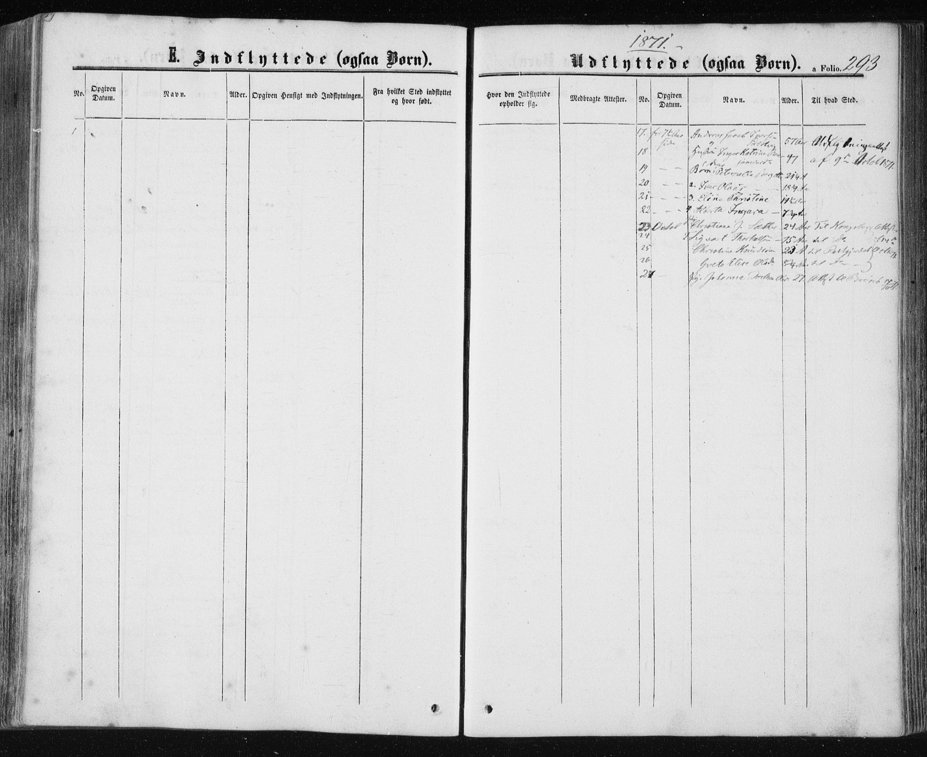 Ministerialprotokoller, klokkerbøker og fødselsregistre - Nord-Trøndelag, SAT/A-1458/780/L0641: Parish register (official) no. 780A06, 1857-1874, p. 293