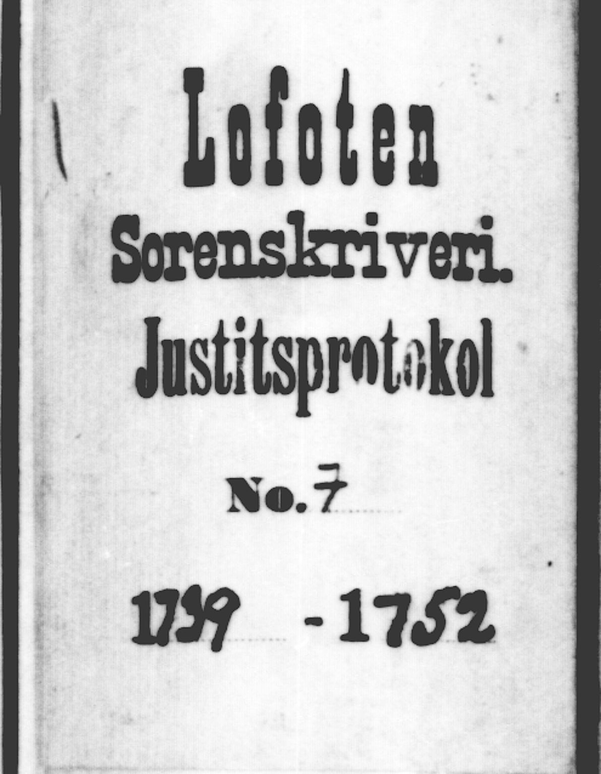 Lofoten sorenskriveri, AV/SAT-A-0017/1/1/1A/L0005: Tingbok, 1739-1752