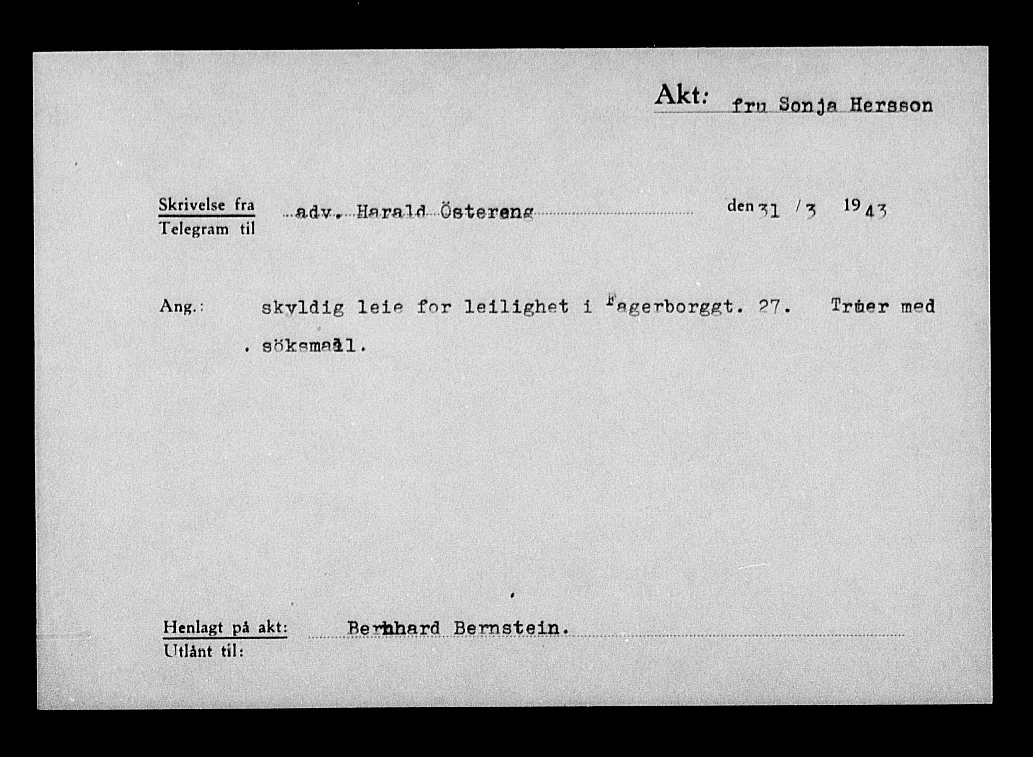 Justisdepartementet, Tilbakeføringskontoret for inndratte formuer, AV/RA-S-1564/H/Hc/Hcc/L0943: --, 1945-1947, p. 302