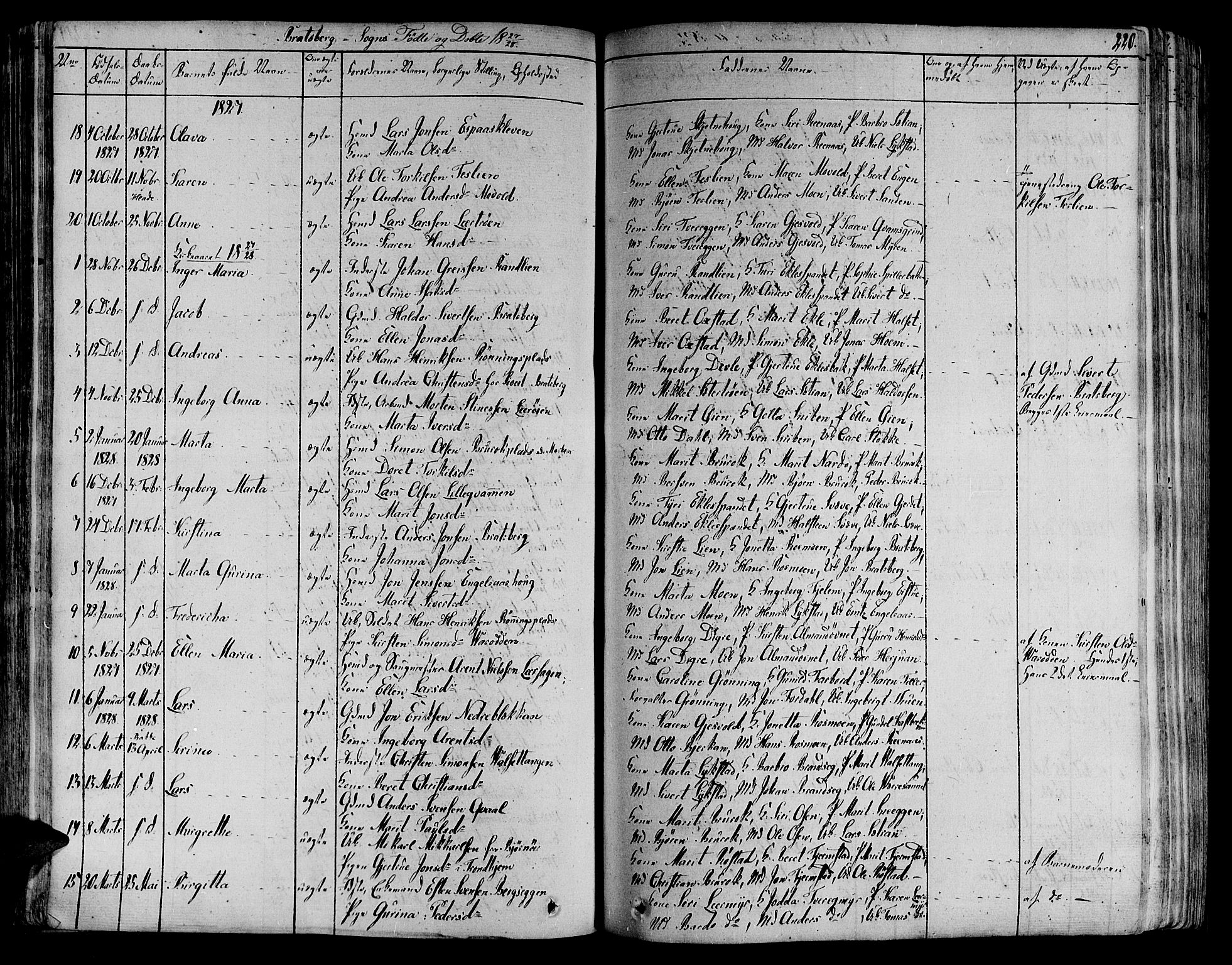 Ministerialprotokoller, klokkerbøker og fødselsregistre - Sør-Trøndelag, SAT/A-1456/606/L0289: Parish register (official) no. 606A04 /4, 1826-1840, p. 220