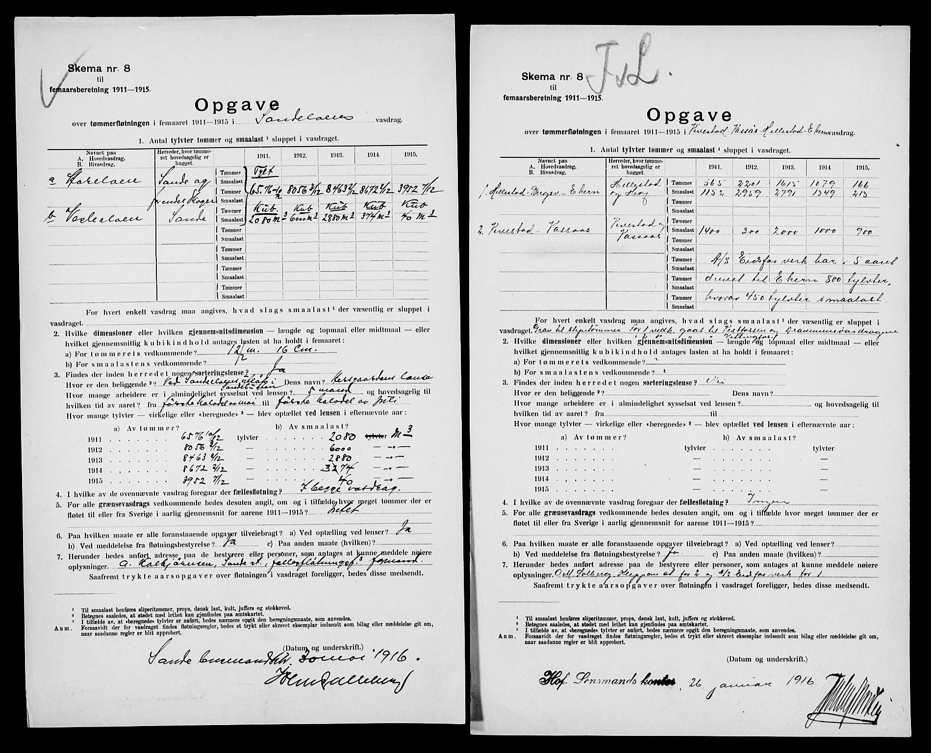 Statistisk sentralbyrå, Næringsøkonomiske emner, Generelt - Amtmennenes femårsberetninger, AV/RA-S-2233/F/Fa/L0121: --, 1911-1915, p. 4