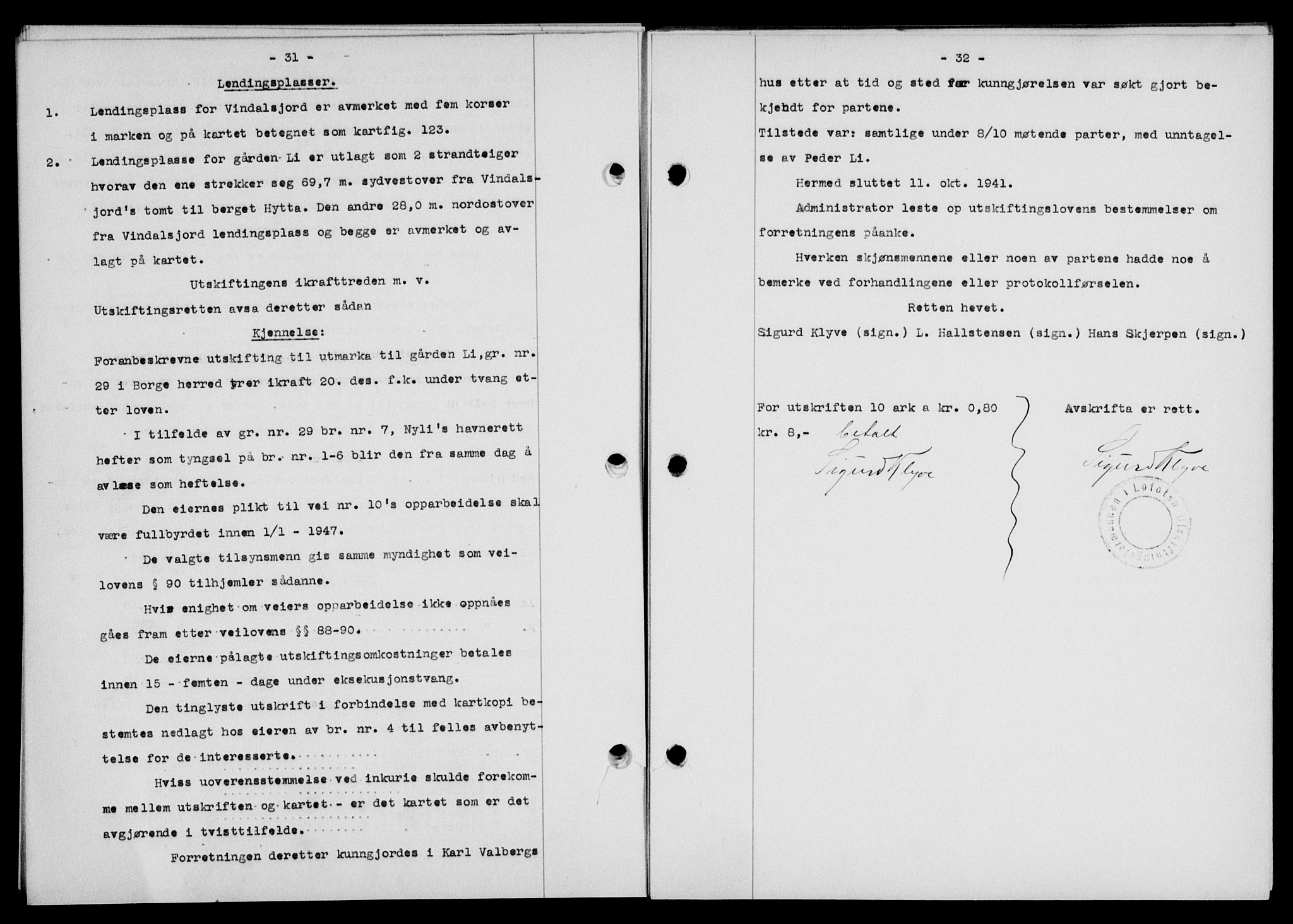 Lofoten sorenskriveri, SAT/A-0017/1/2/2C/L0009a: Mortgage book no. 9a, 1941-1942, Diary no: : 156/1942