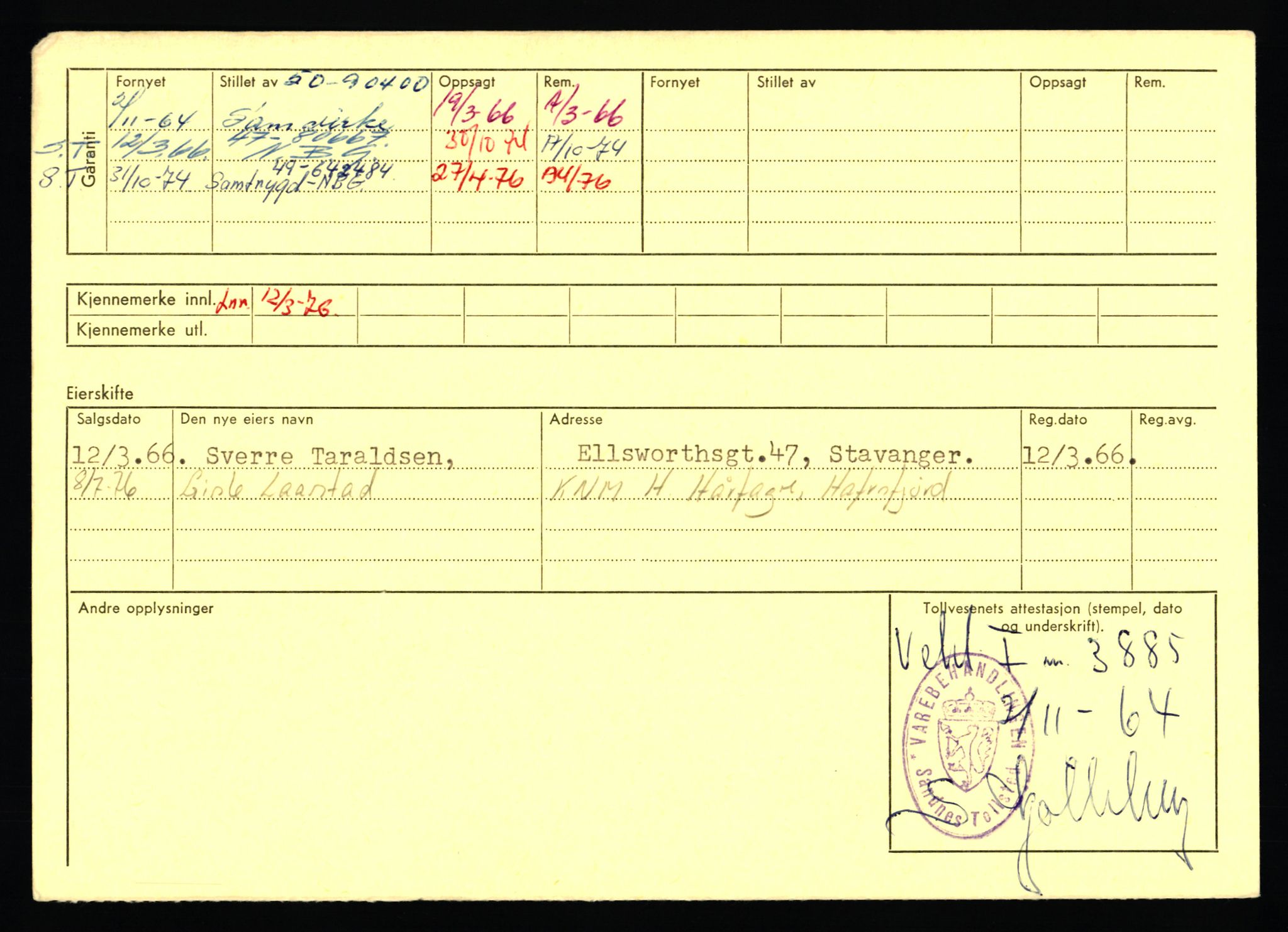 Stavanger trafikkstasjon, AV/SAST-A-101942/0/F/L0070: L-78800 - L-80499, 1930-1971, p. 2119