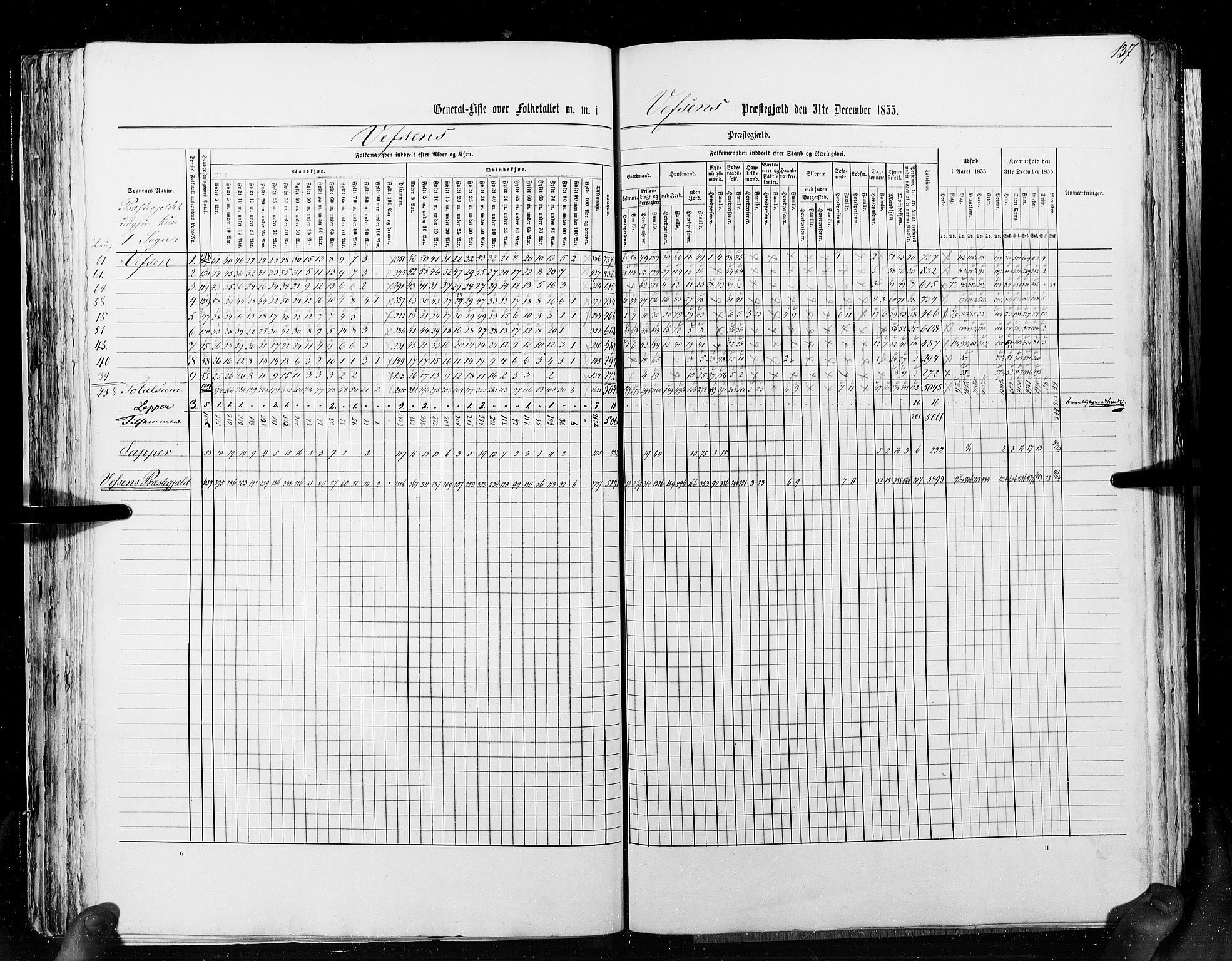 RA, Census 1855, vol. 6A: Nordre Trondhjem amt og Nordland amt, 1855, p. 137