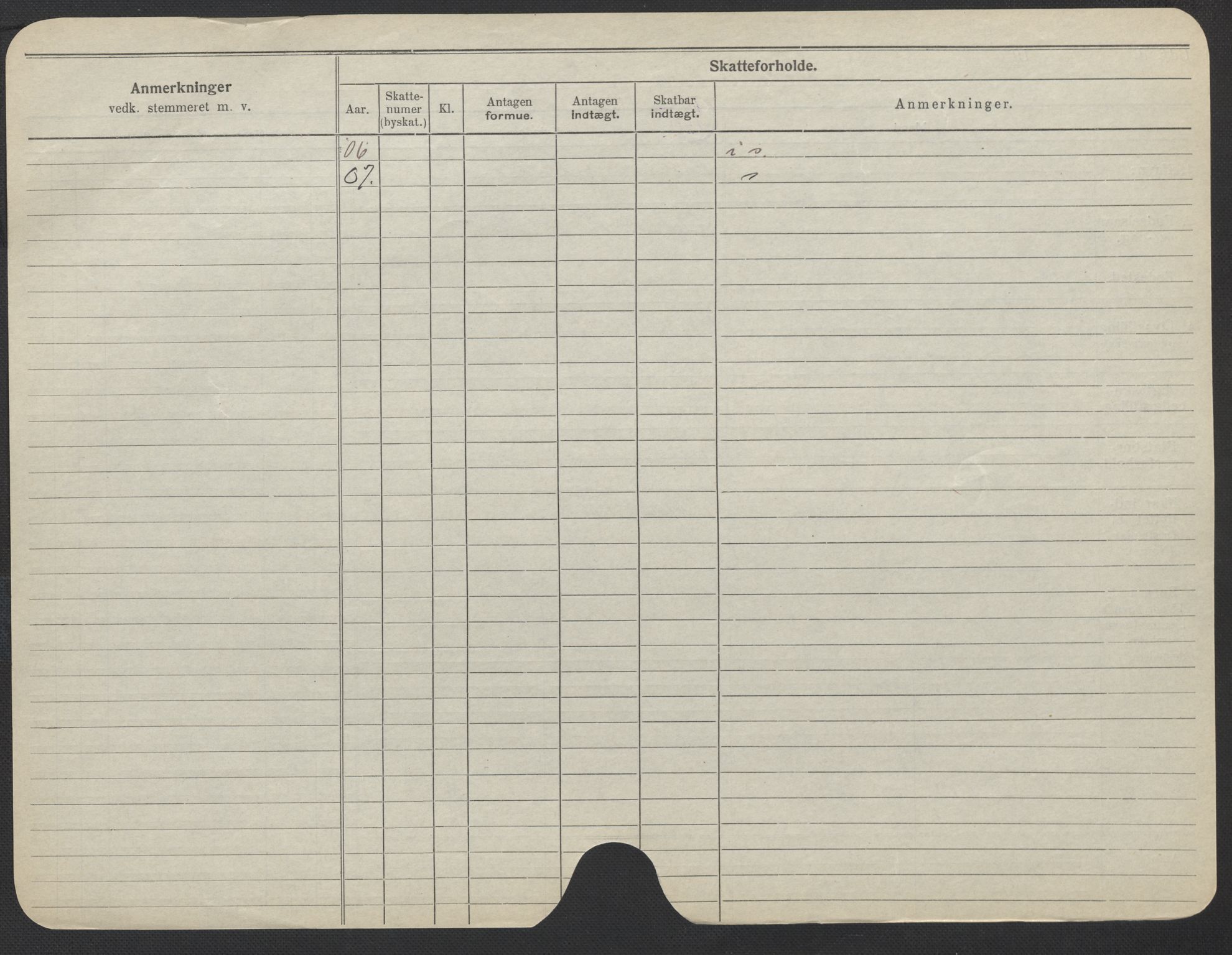 Oslo folkeregister, Registerkort, AV/SAO-A-11715/F/Fa/Fac/L0017: Kvinner, 1906-1914, p. 327b