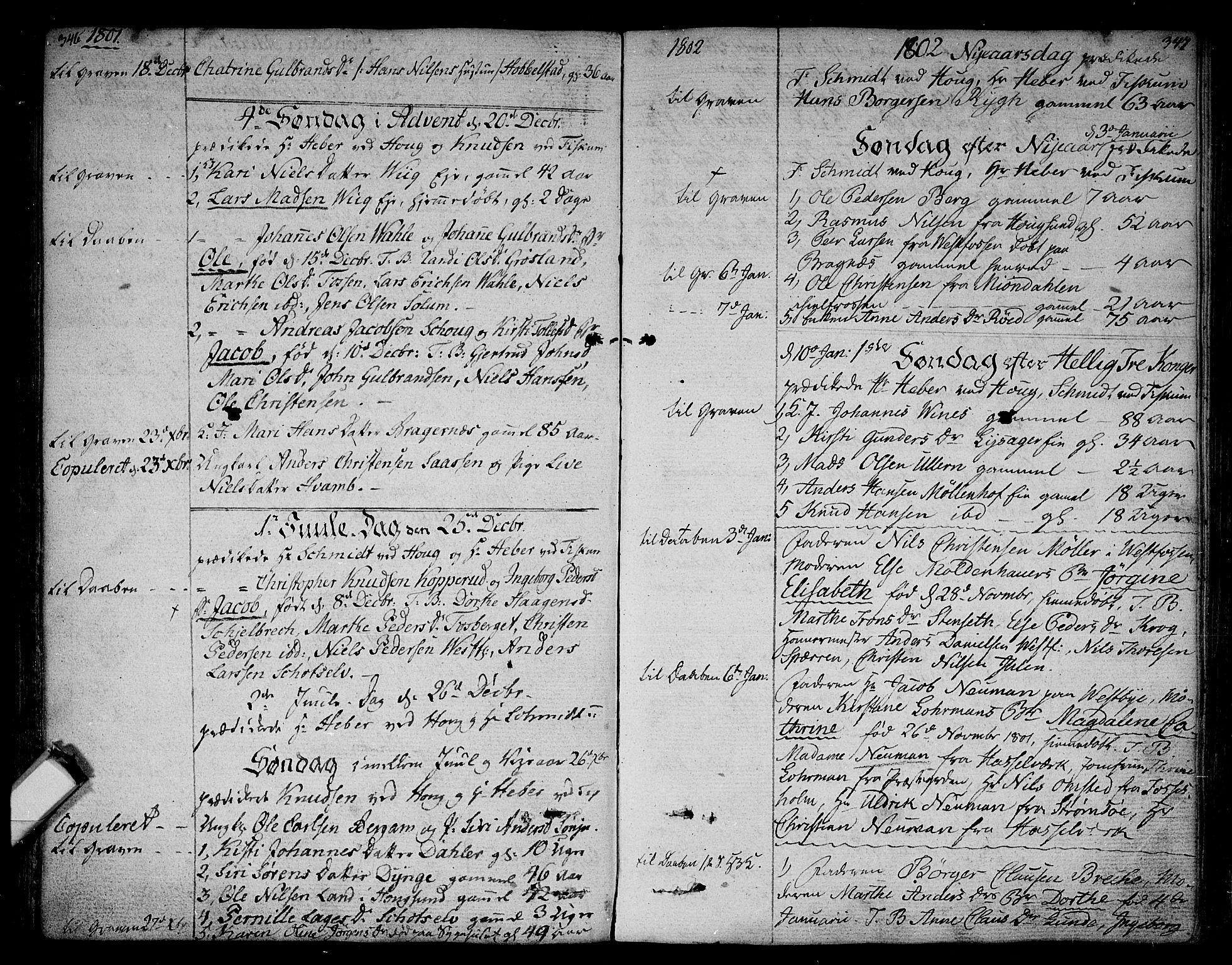 Eiker kirkebøker, SAKO/A-4/F/Fa/L0009: Parish register (official) no. I 9, 1789-1806, p. 346-347