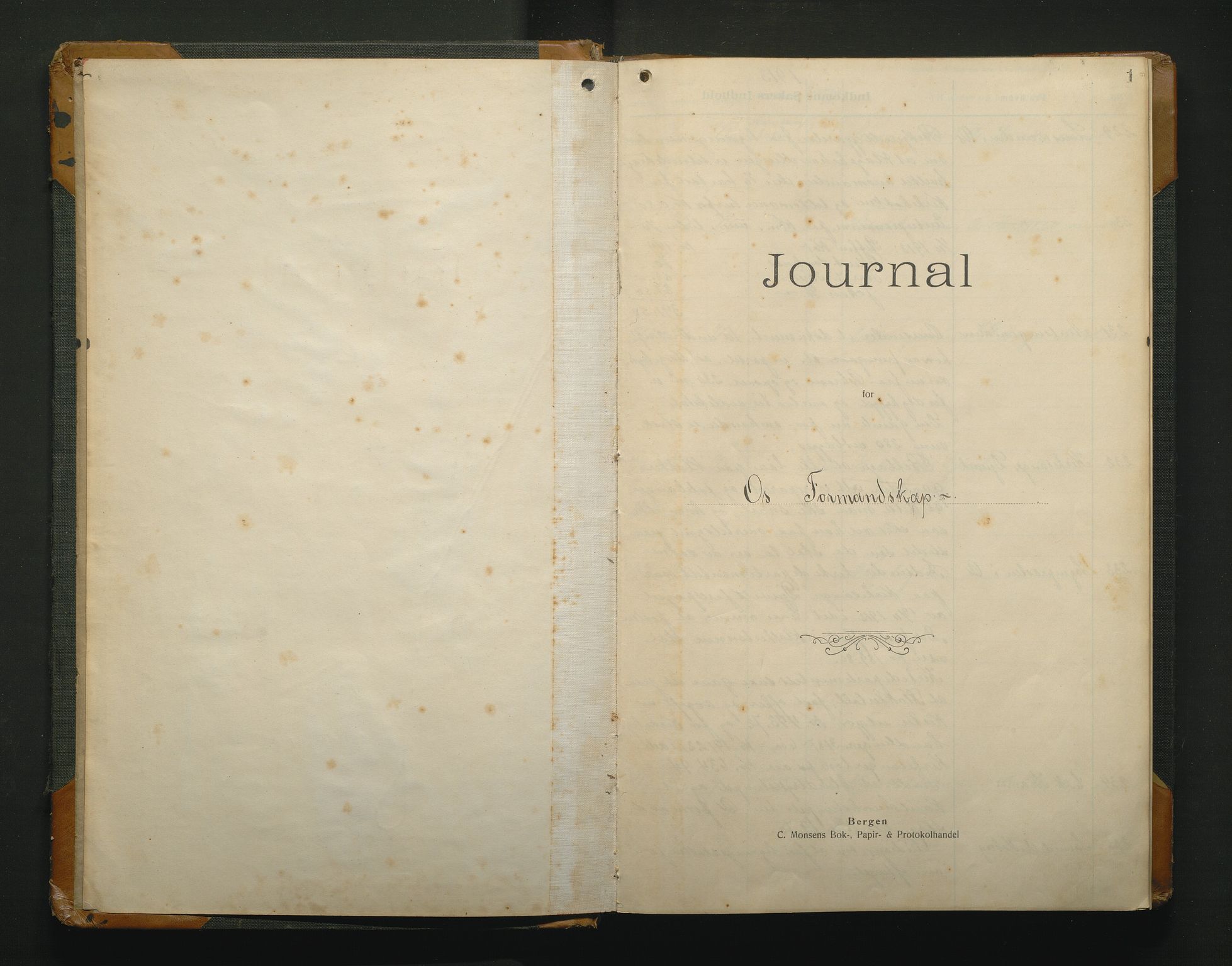 Os kommune. Formannskapet, IKAH/1243-021/C/Ca/L0005: Postjournal. Lakune 1914-1918, 1913-1914