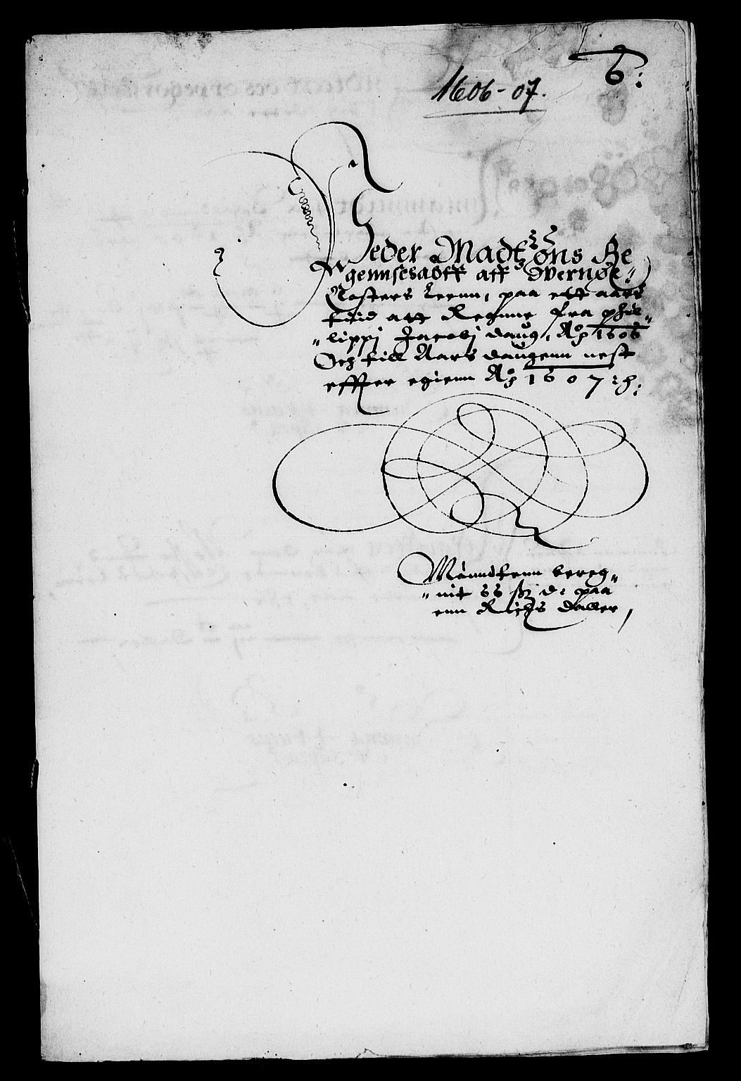 Rentekammeret inntil 1814, Reviderte regnskaper, Lensregnskaper, RA/EA-5023/R/Rb/Rbg/L0001: Verne kloster len, 1599-1619