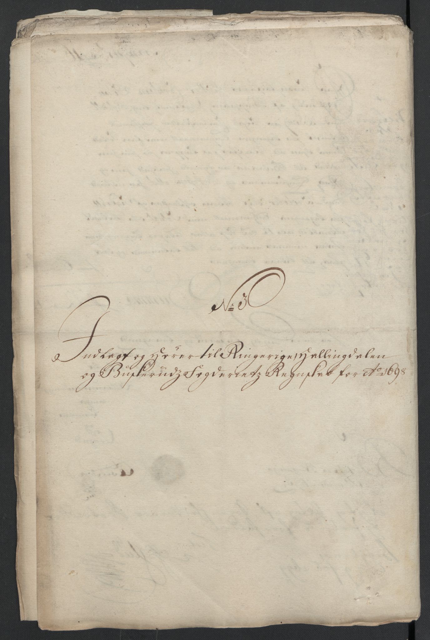 Rentekammeret inntil 1814, Reviderte regnskaper, Fogderegnskap, RA/EA-4092/R22/L1455: Fogderegnskap Ringerike, Hallingdal og Buskerud, 1698, p. 233