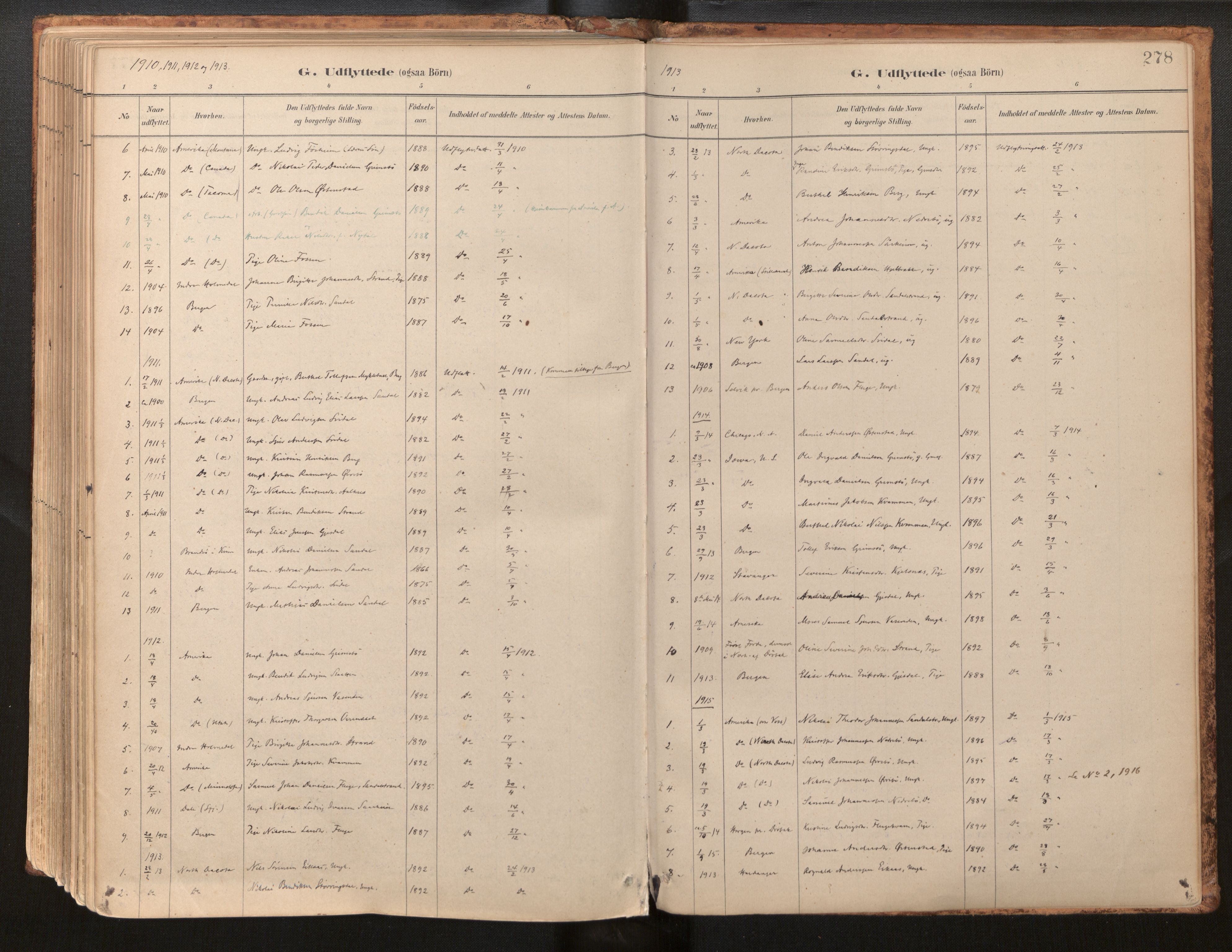 Jølster sokneprestembete, AV/SAB-A-80701/H/Haa/Haab/L0001: Parish register (official) no. B 1, 1882-1930, p. 278