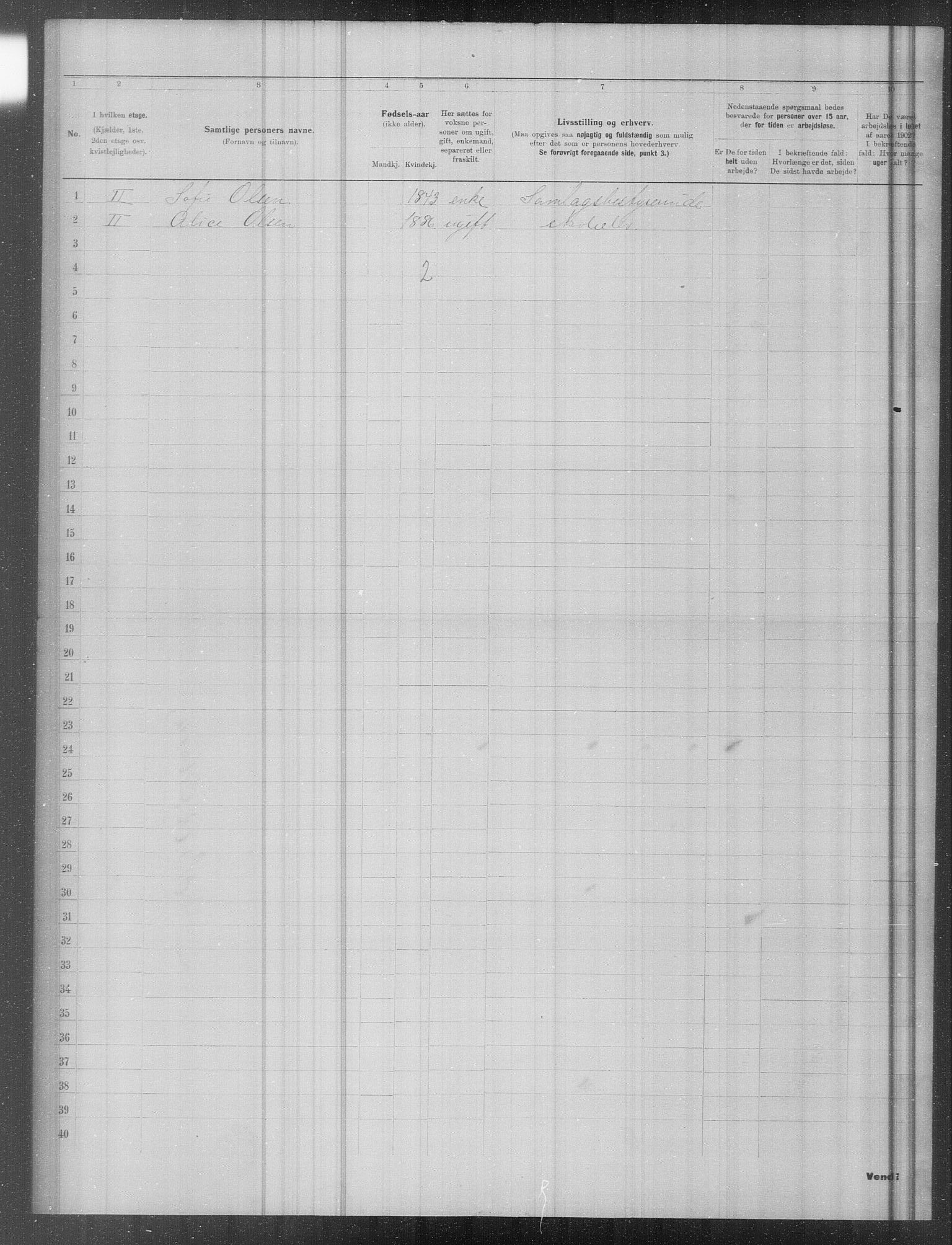 OBA, Municipal Census 1902 for Kristiania, 1902, p. 21140