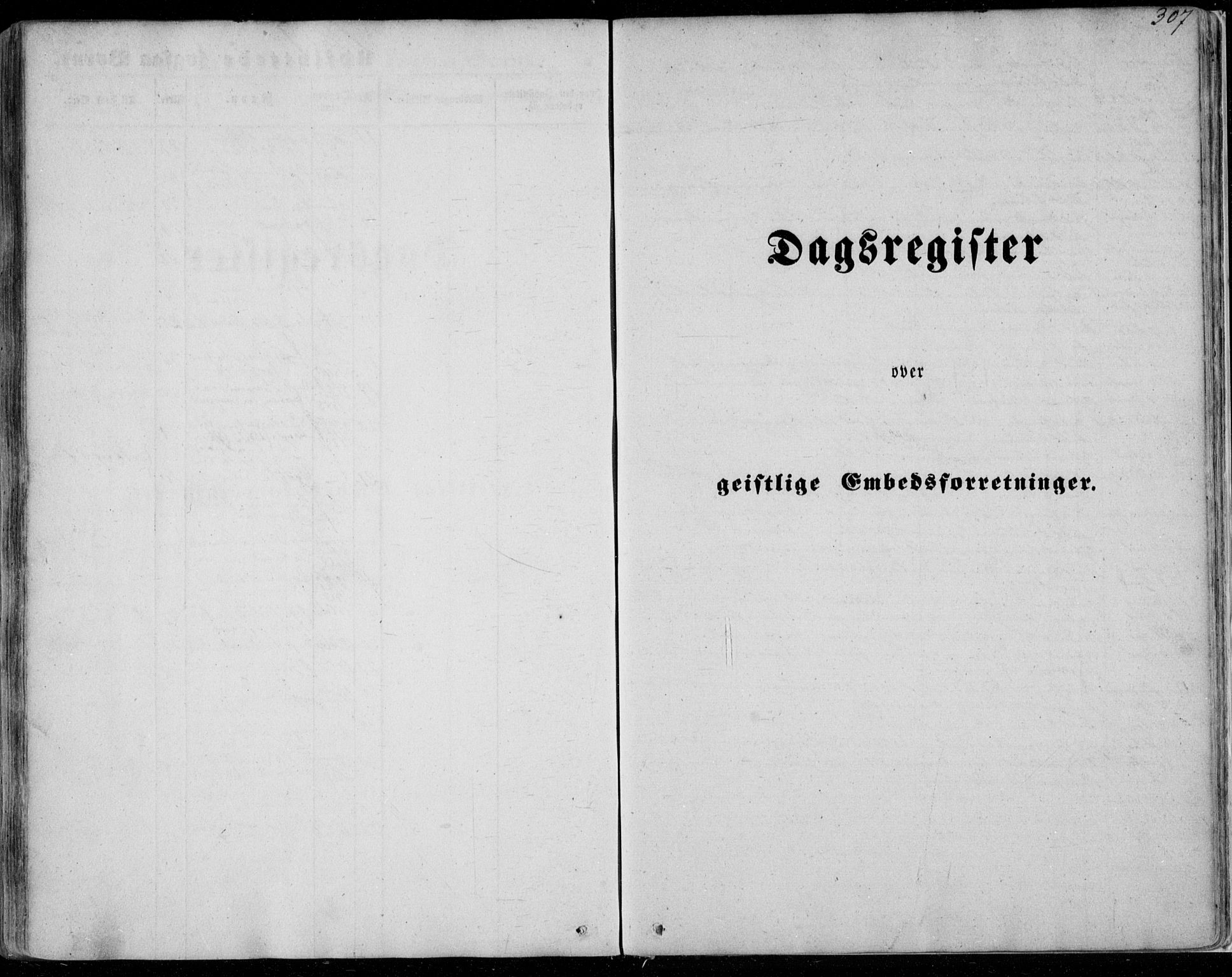 Manger sokneprestembete, SAB/A-76801/H/Haa: Parish register (official) no. A 6, 1849-1859, p. 307