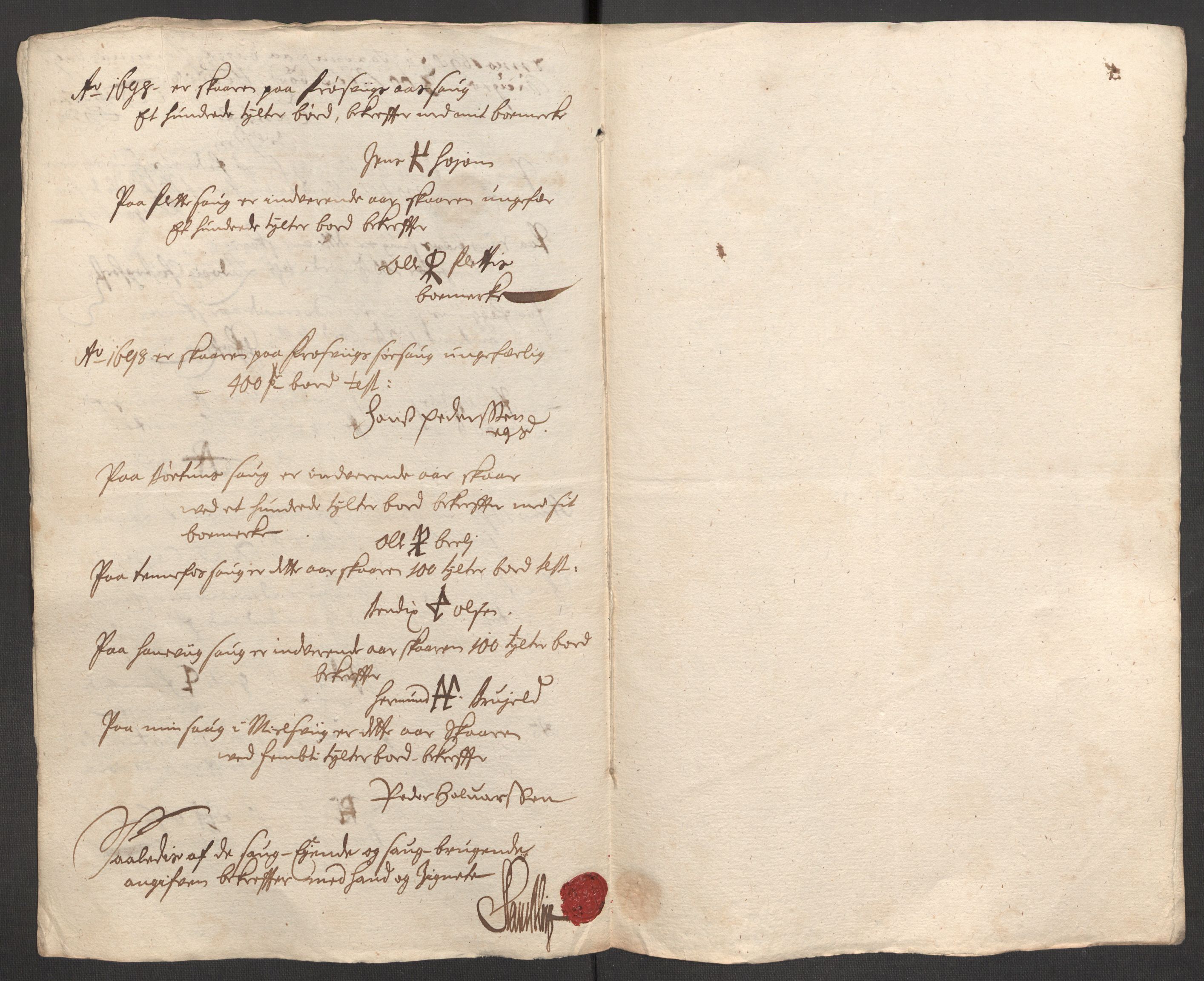 Rentekammeret inntil 1814, Reviderte regnskaper, Fogderegnskap, AV/RA-EA-4092/R52/L3310: Fogderegnskap Sogn, 1698-1699, p. 206