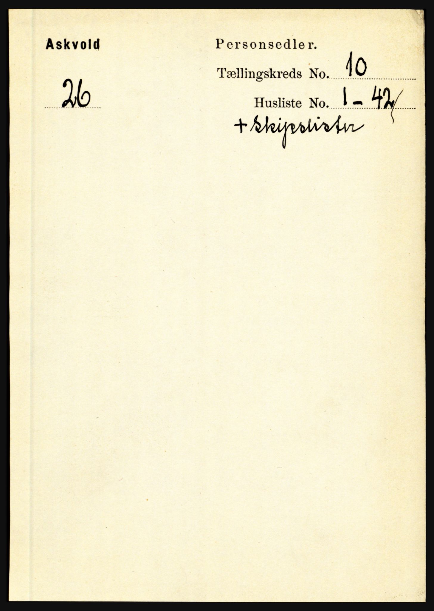 RA, 1891 census for 1428 Askvoll, 1891, p. 2979