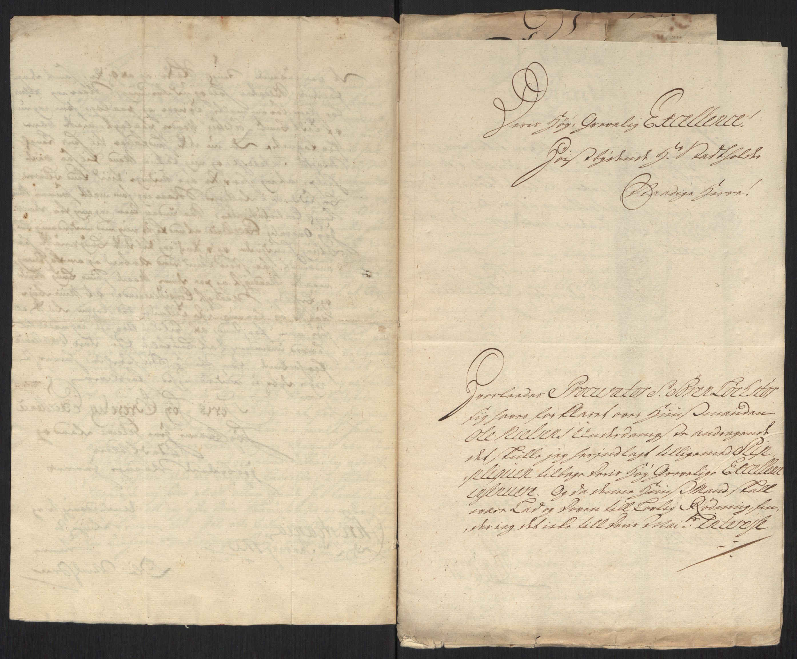 Stattholderembetet 1572-1771, AV/RA-EA-2870/Ef/L0107: Brev fra embetsmenn og andre, 1733-1734, p. 4